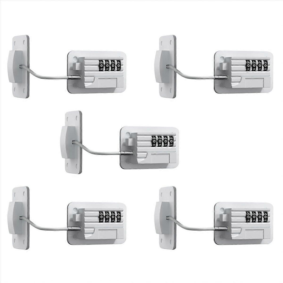 Fridge Lock 4-Digit Combination Lock for Refrigerators, Freezers
