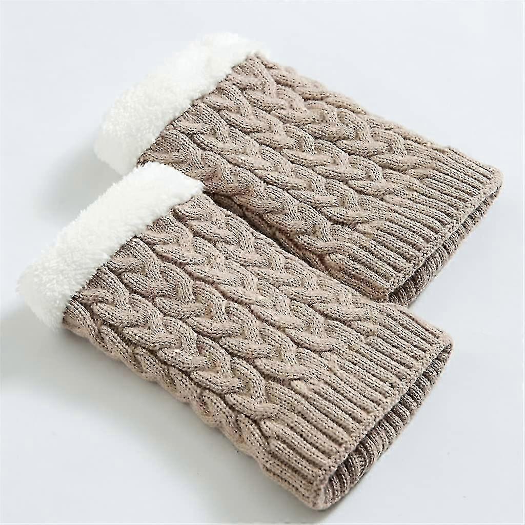 cuff knitted boot socks gaiters