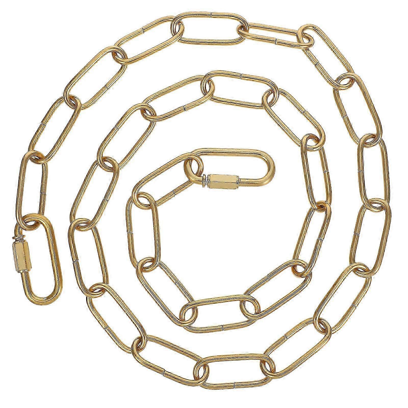 1 Set Pendant Light Hangings Chain Heavy Duty Chandelier Chain Iron Pendant Lights Chain Industrial Light Fixture Chain with Connection Lock for Home