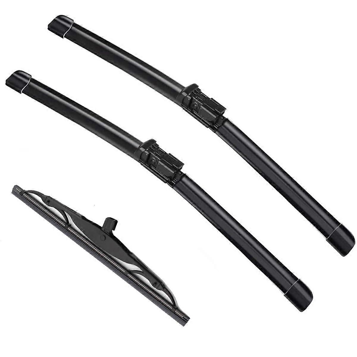 Car Wiper Front And Rear Wiper Blades 26 In 14 In 10 In Soft Rubber Windshield