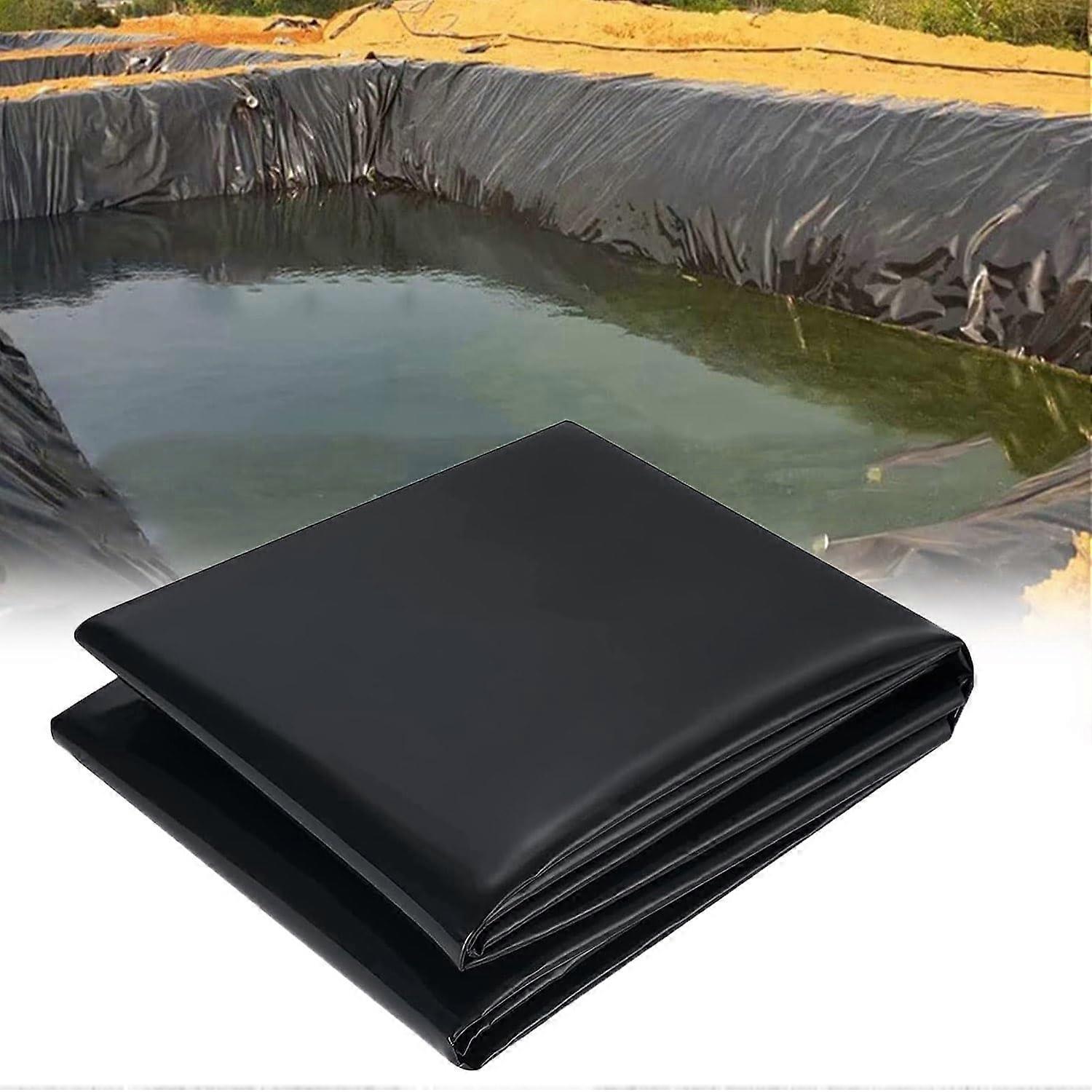 Flexible Pond Liner UV Resistant Membrane 1x2m to 9x10m for Ornamental Ponds Fountains and Streams Durable Lining