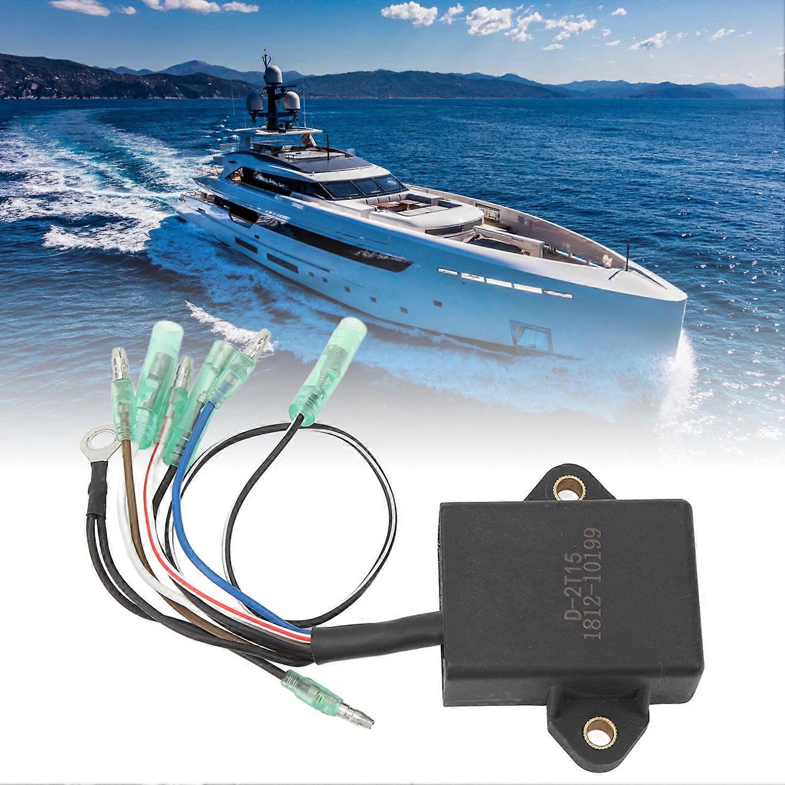 CDI UNIT Ignition Pack ABS Simple Installation Waterproof CDI Unit Ignition Coil for Outboard Motor 63V 85540 01 