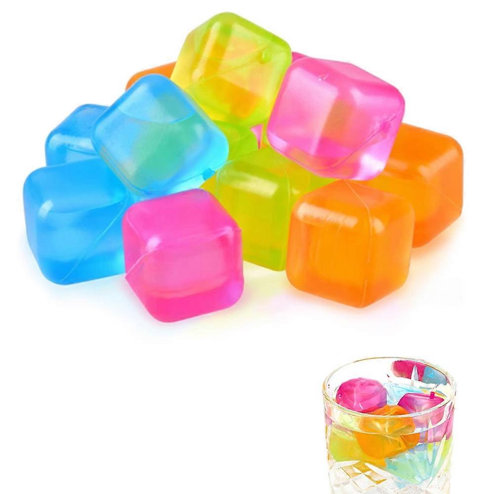 30 Reusable Ice Cubes Refreezable Drinks Whiskey Washable Non Melting Ice Cube
