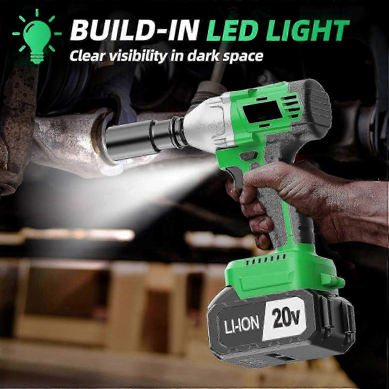 Klfc 20V Cordless Drill Tool Set With 2 Batteries And Charger