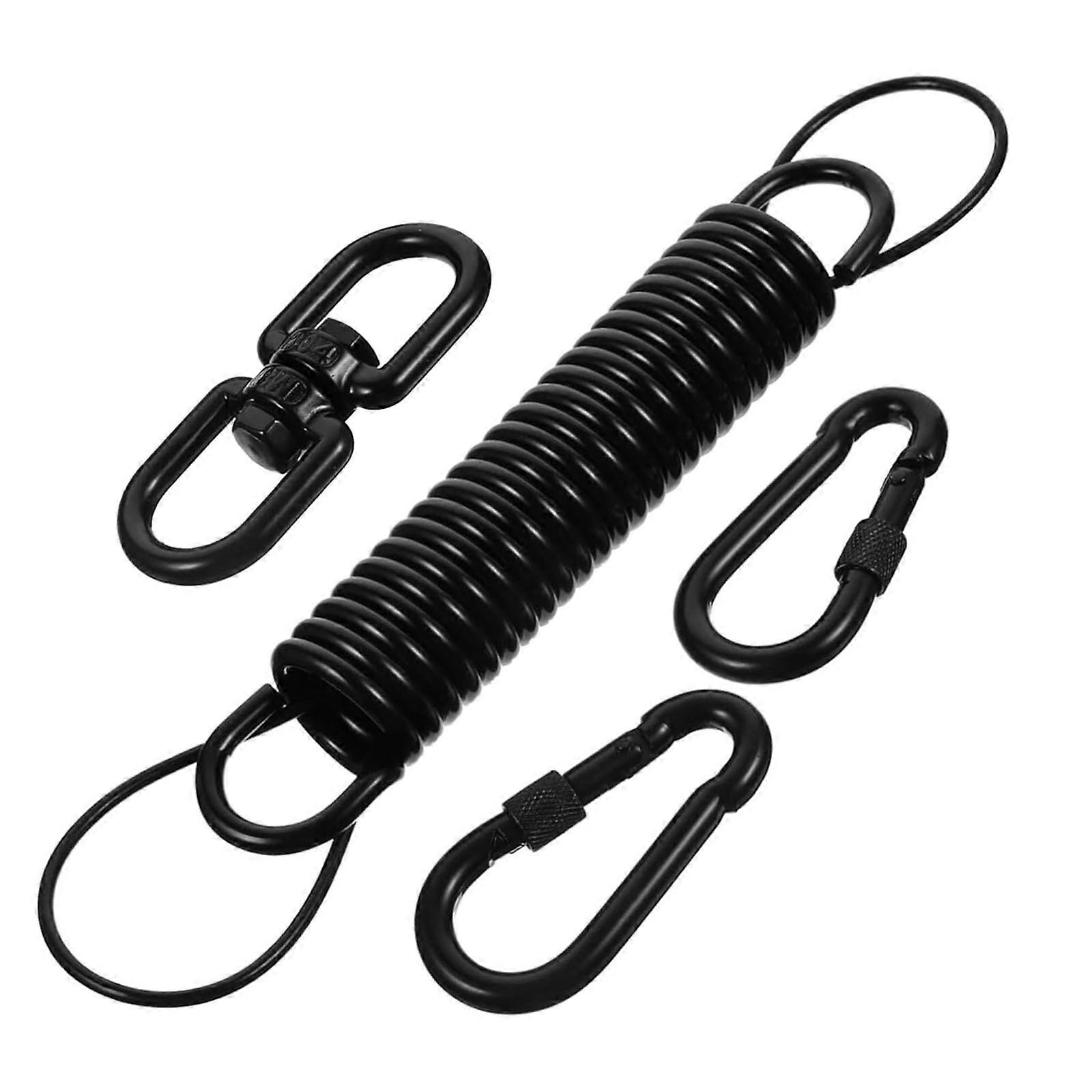 Shock Absorbing Industrial Swing Spring Mounting Hardware With Safety Locking Buckles 300KG Load Capacity For Hammocks Multicolor
