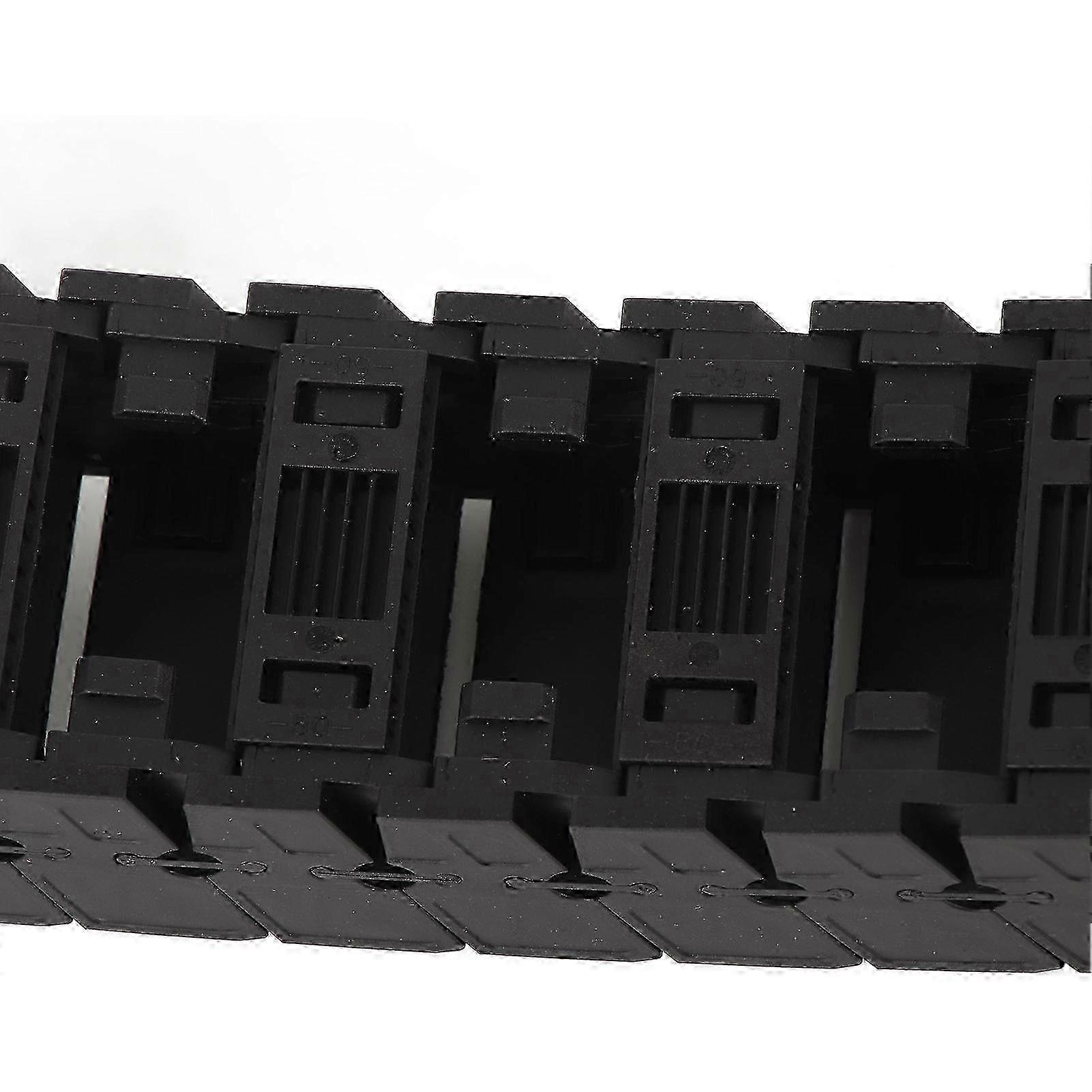 Cable Drag Chain Silent Series Removable Assembly Nylon Wire Carrier Bridge TowlineS25 x 50 1 Meter