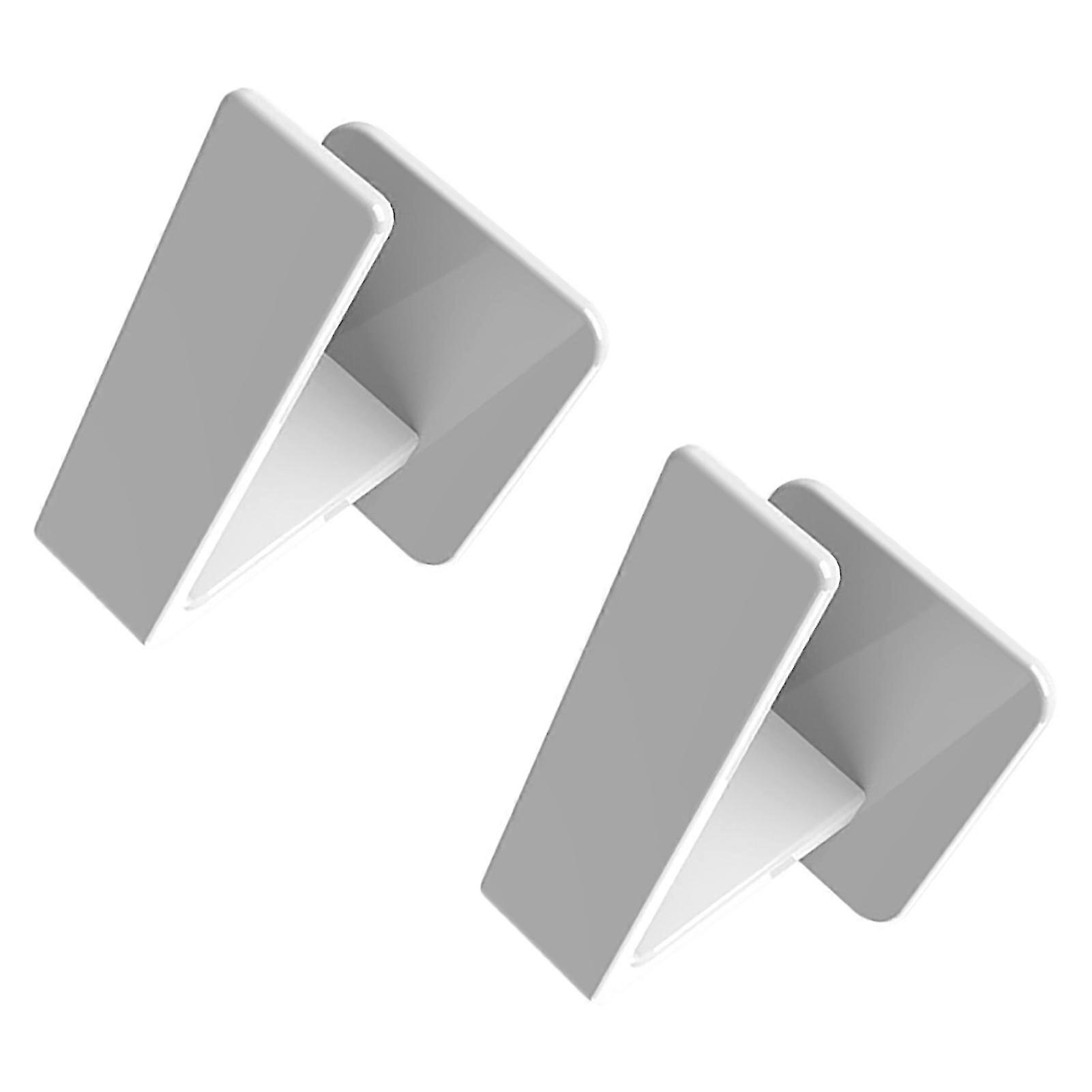 Kitchen Storage Rack for Pots and Pans - Wall Mounted Lid Holder White