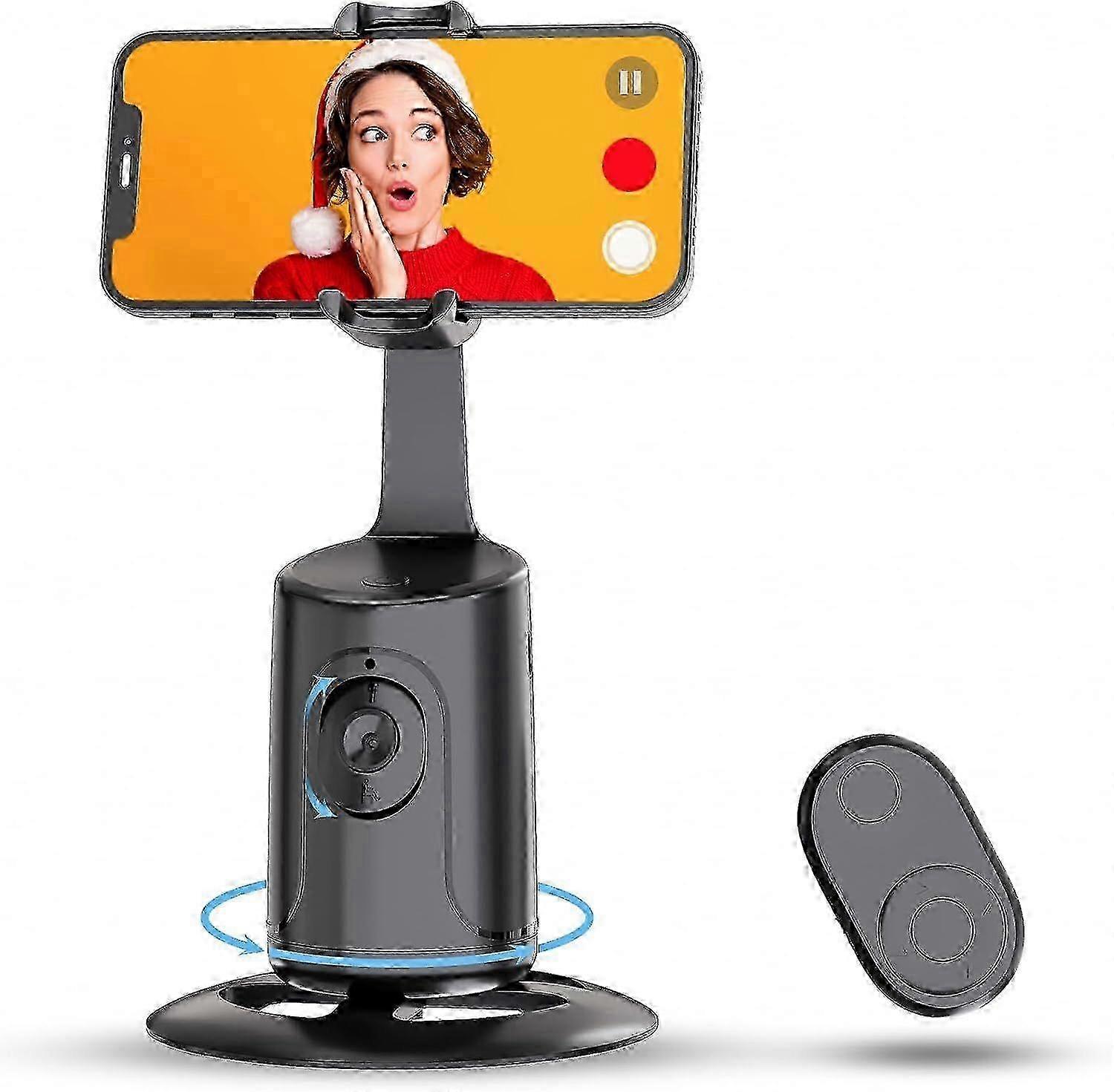 Auto Face Tracking Tripod, 360 Rotation Auto Tracking Phone Holder