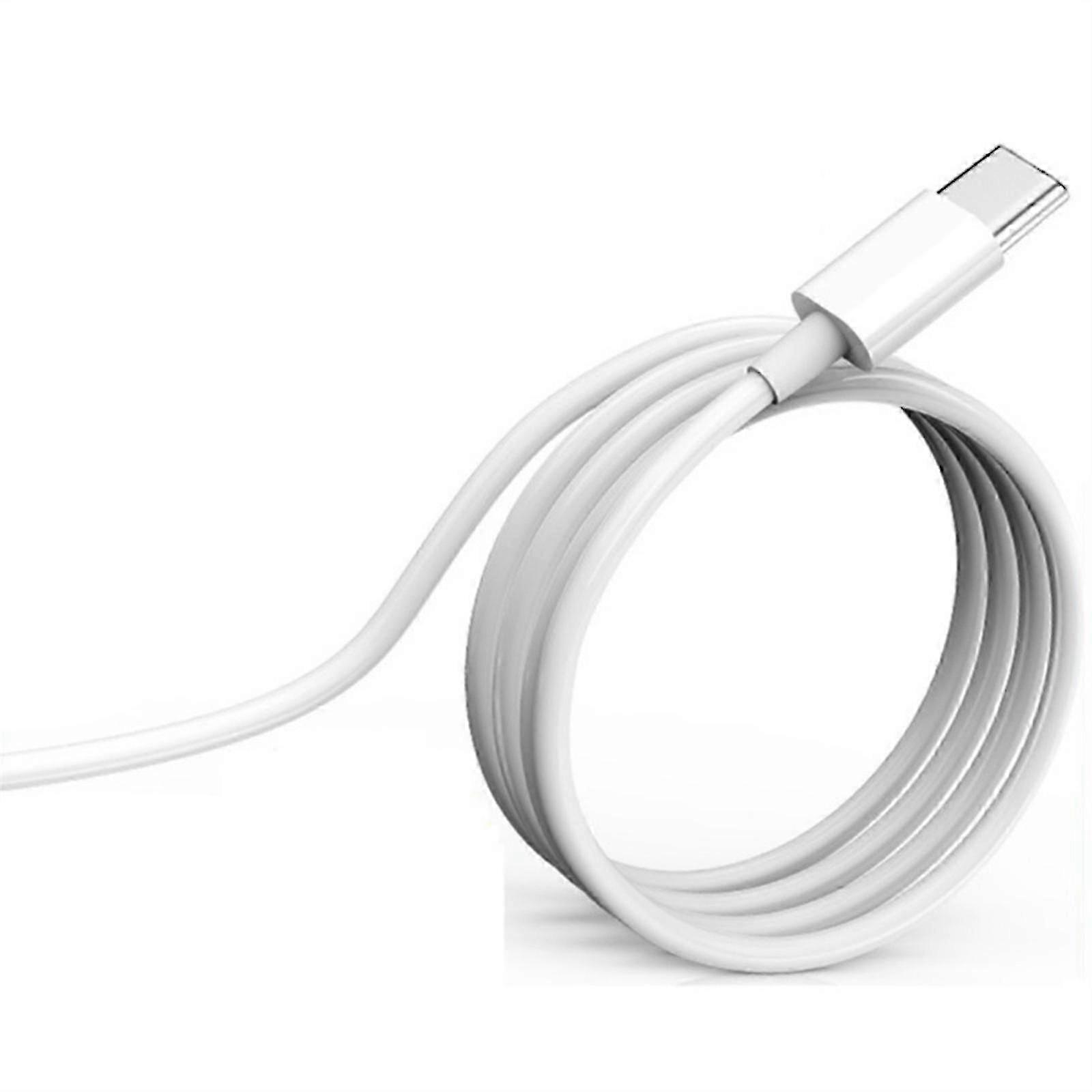USB Type C Charging Cable 5A Current 30W Power Delivery Ensures Quick Charging and Data Syncs for Multiple Devices White