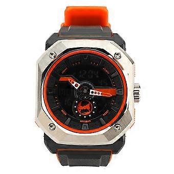 Men Watch Dual Display LED Sports Watch for Climbing Hiking Fishing Indoor Outdoor Activities 50m Wa
