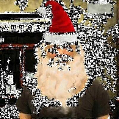 私の老人クリスマスホリデー面白いマスクスーパーソフトサンタアダルト