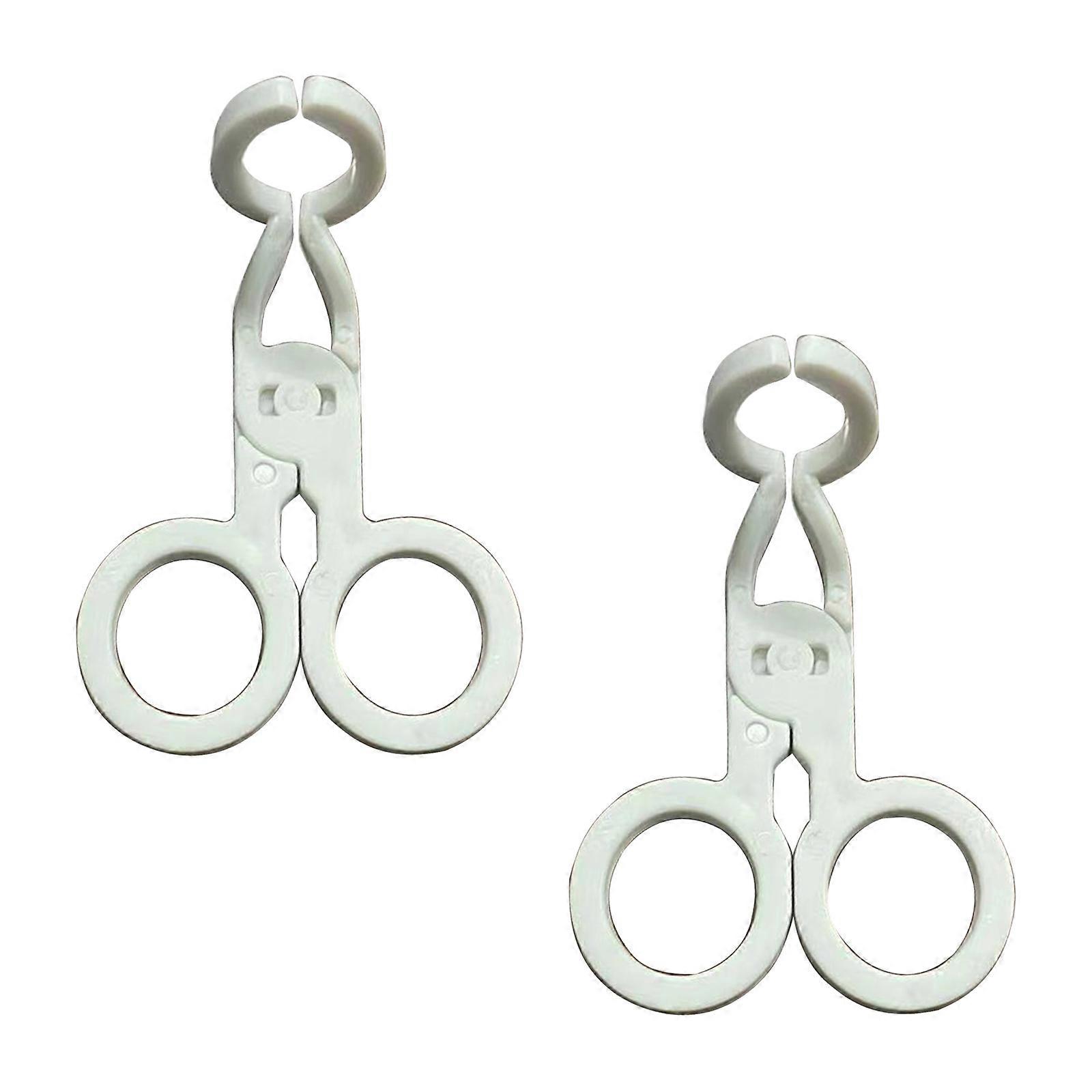 Plastic Soft Tip Tweezer Stick for Women Convenient and Gentle Handling of Contact Lenses Perfect for Sensitive Eyes  White