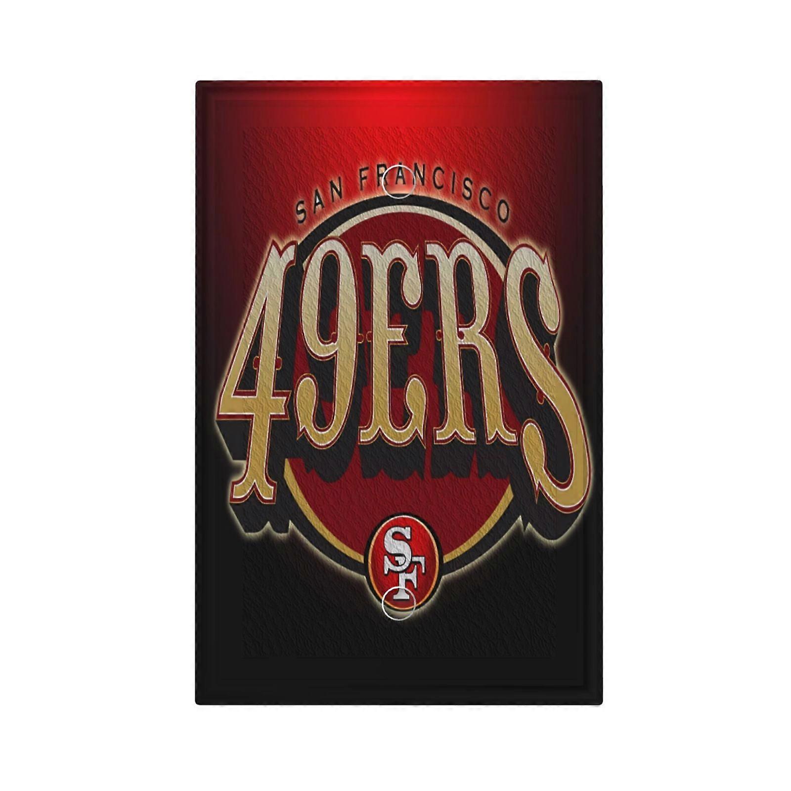 SF 49erss Switching Lights Single Leather Roman Frame Switch Panel Wall Panel Single Double/Pull Light Switch