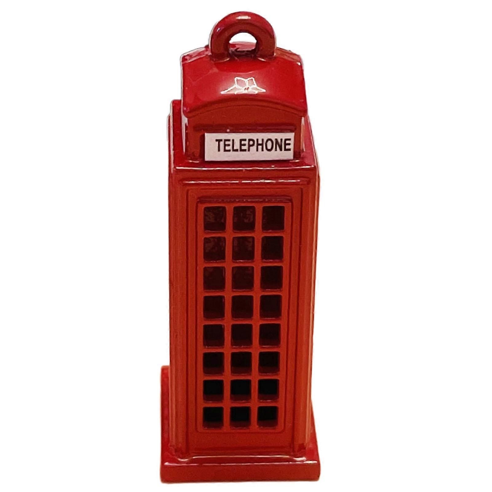 1:12 scale doll-house miniature phone booths, Versatile Decor for Multiple Settings, Model Collection Display