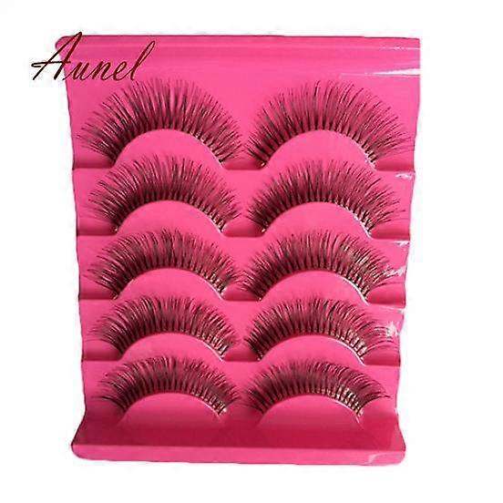 10 Pairs Of 3D Natural Long Eyelash Makeup And Hand-Made Rough False False Eyelashes
