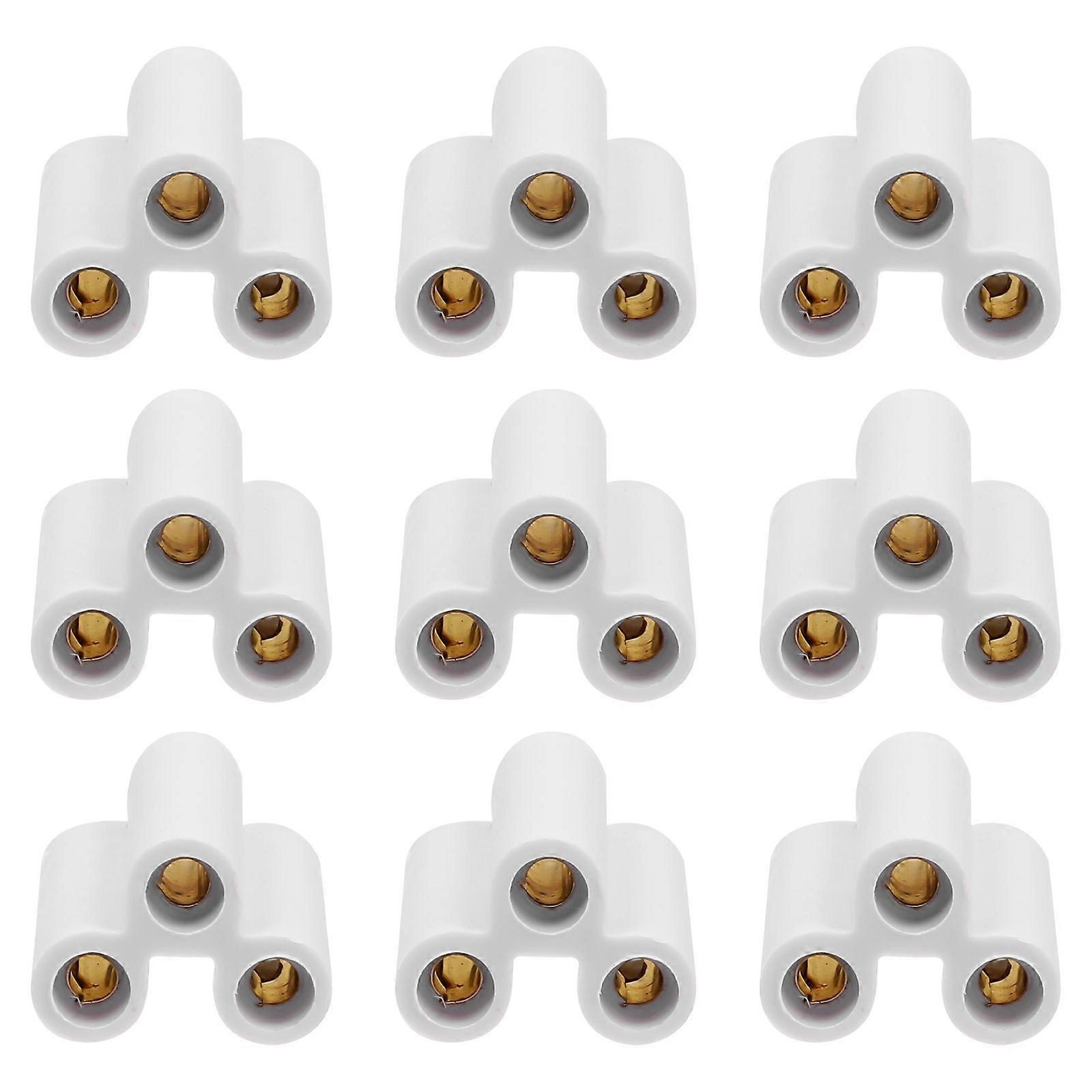 20pcs T5 T8 Led Lamp Connector Double End 3 Pin Female Adapter For Led Lamp