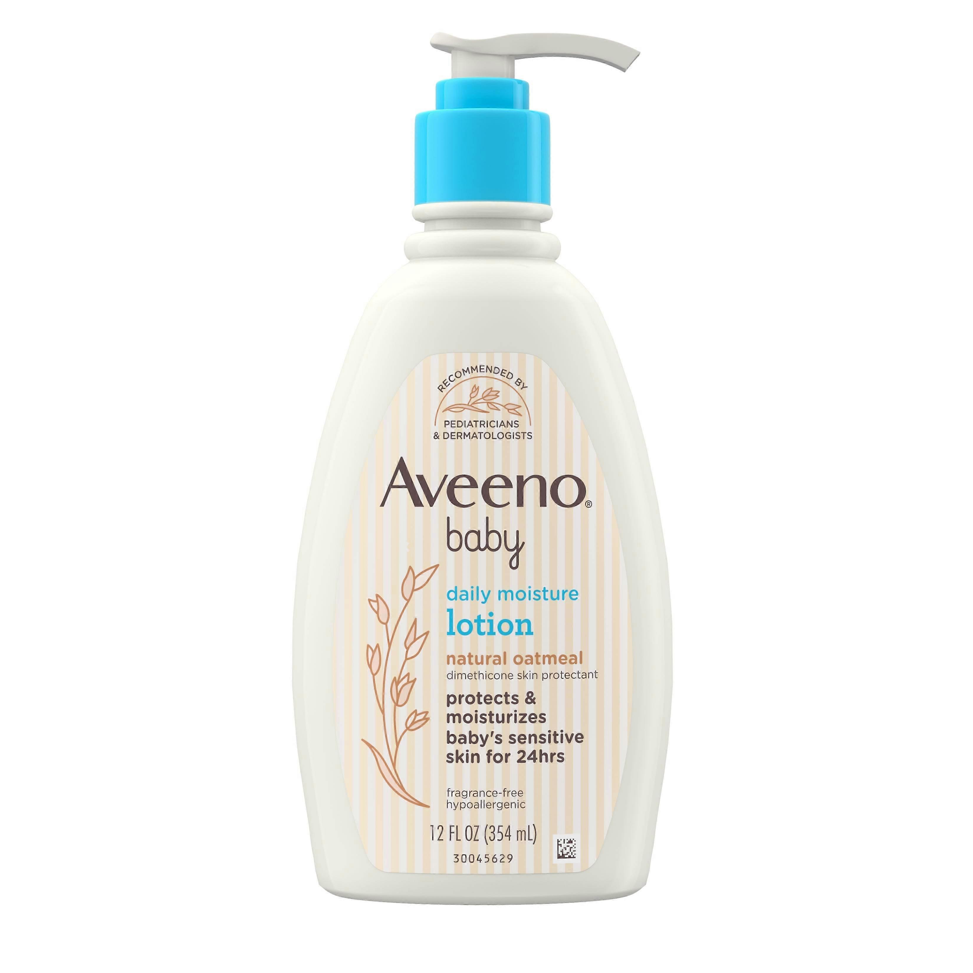 Aveeno Baby 每日保湿乳液（含胶体燕麦）12 盎司