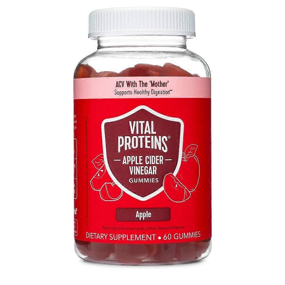 Vital Proteins Jablečný ocet Gummies, 60 Ea