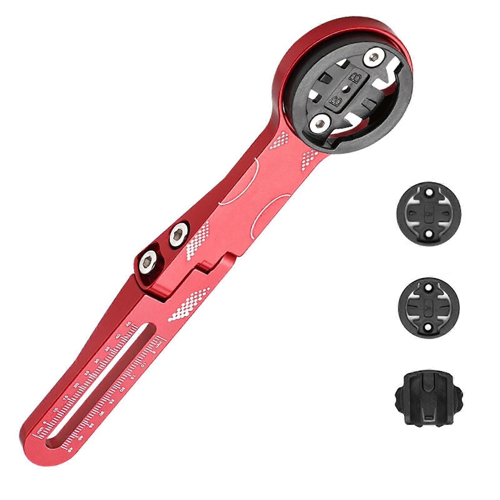 Secure Cycling Speedometers Mount Tool Regulable Height Vibrations Proof Base Ergonomic for Bike Computerspatibility  Red