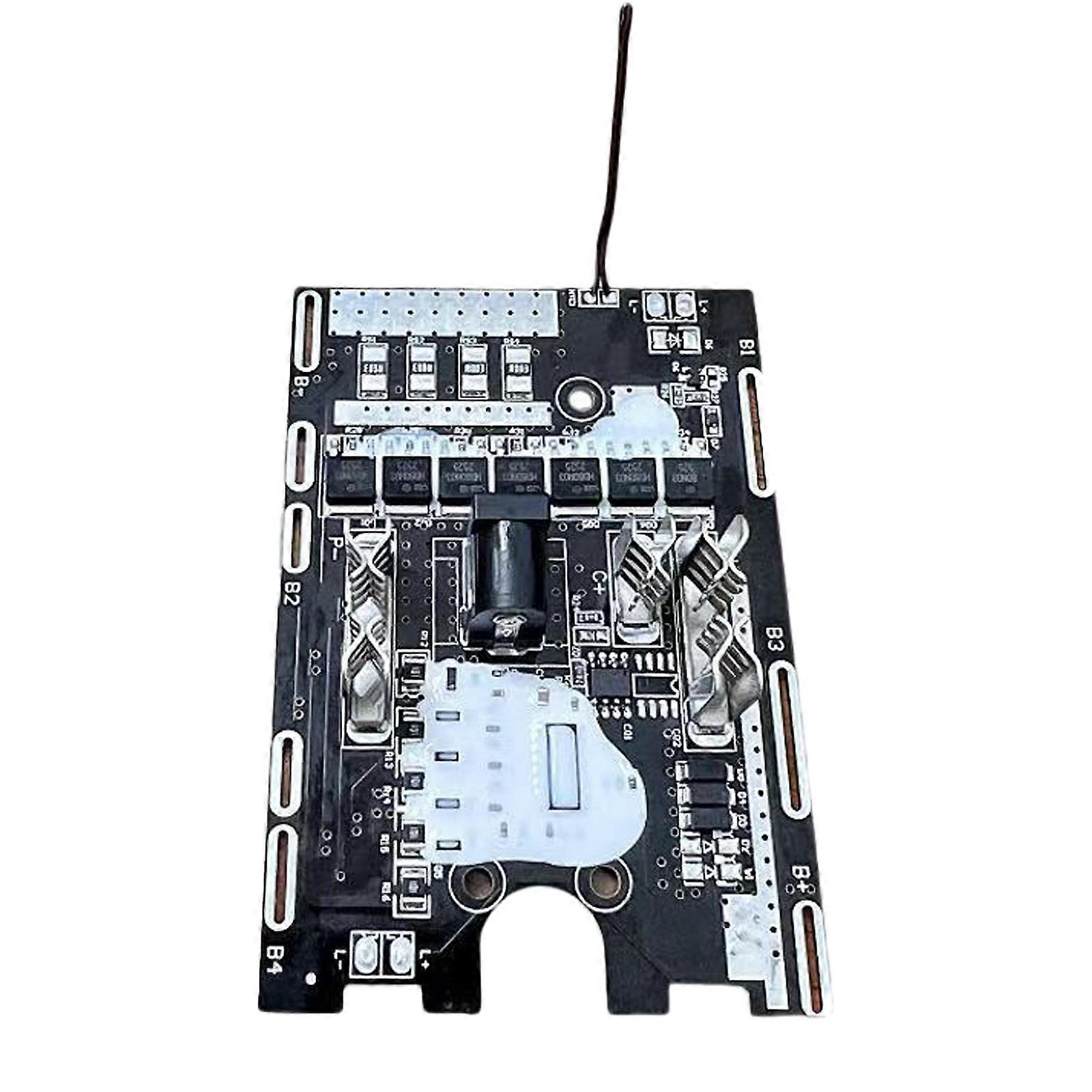 Protections Plate Balanced Protections Circuit Board With LED Display For 21V Electric Tool Battery Safety Multicolor