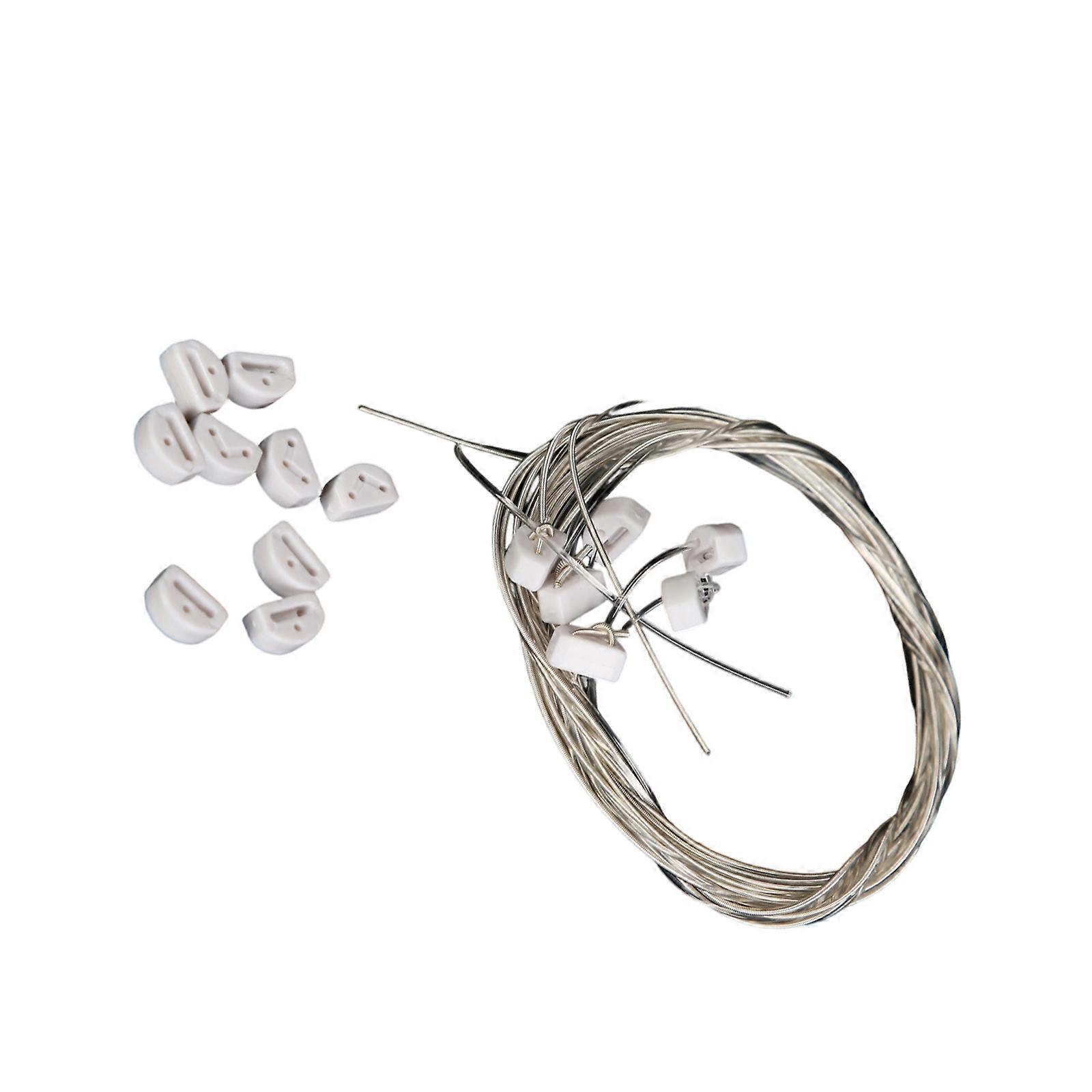 Nylon Classical Guitar Strings With Quick Install Bridge Beads Delivering Rich Warm Sound For Professional Musicians  White string buckle