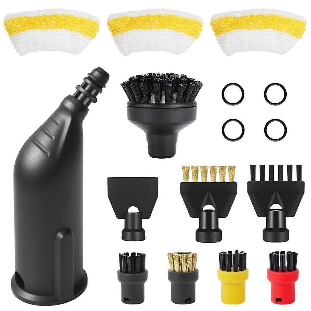 For Steam Cleaner Accessories Easyfix SC1 SC2 SC3 SC4 SC5, Extended Nozzle, Joint Brush, Microfibre