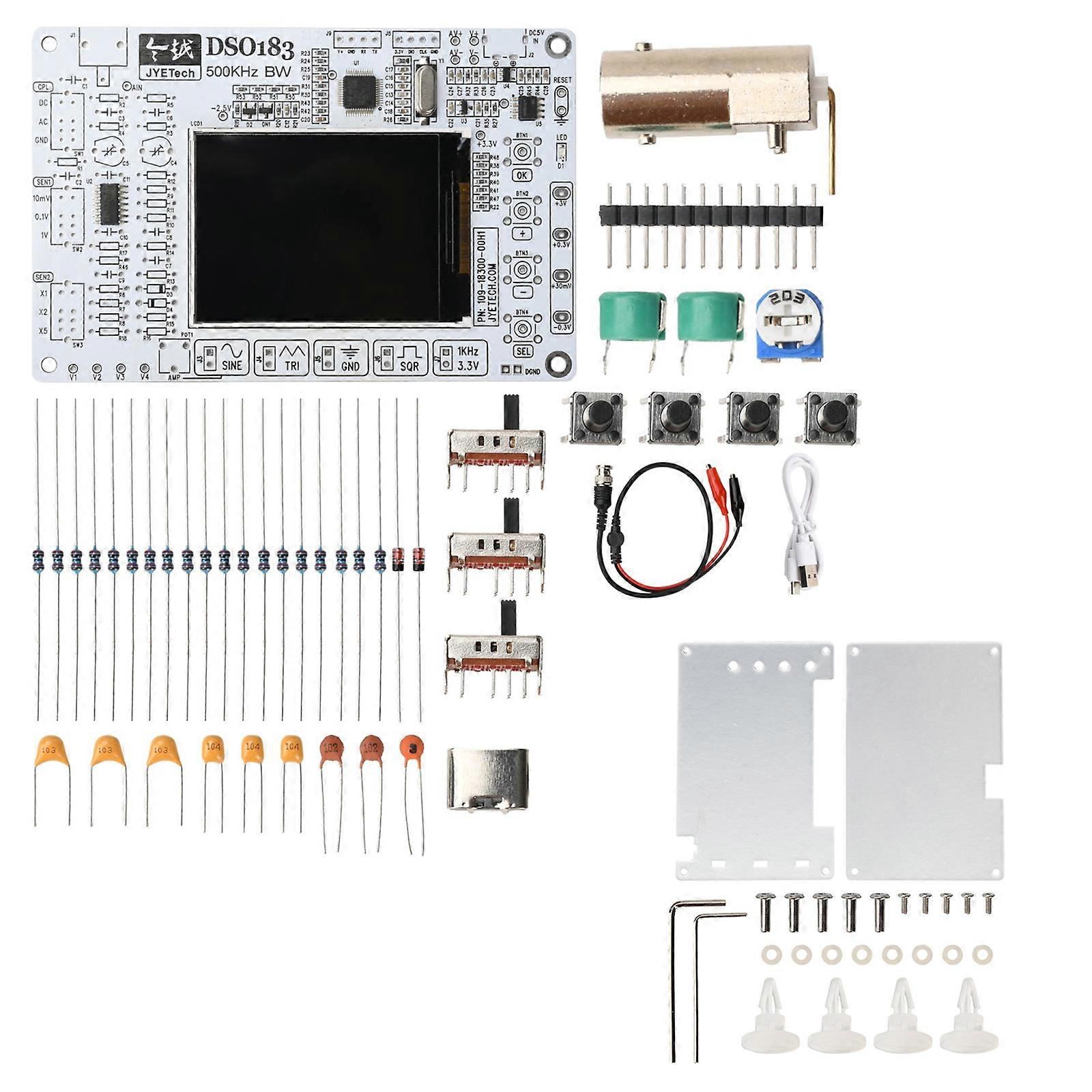 High Bandwidth Digital Oscilloscope Dispersing Parts with Waveform Storage And Test Clips For Electrical Diagnostics Multicolor