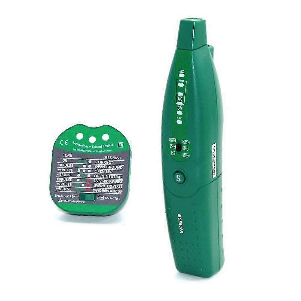 MS5902R Circuit Breaker Finder Automatic Fuse Socket Tester Wire Short Circuit Fuse Detector Discriminator