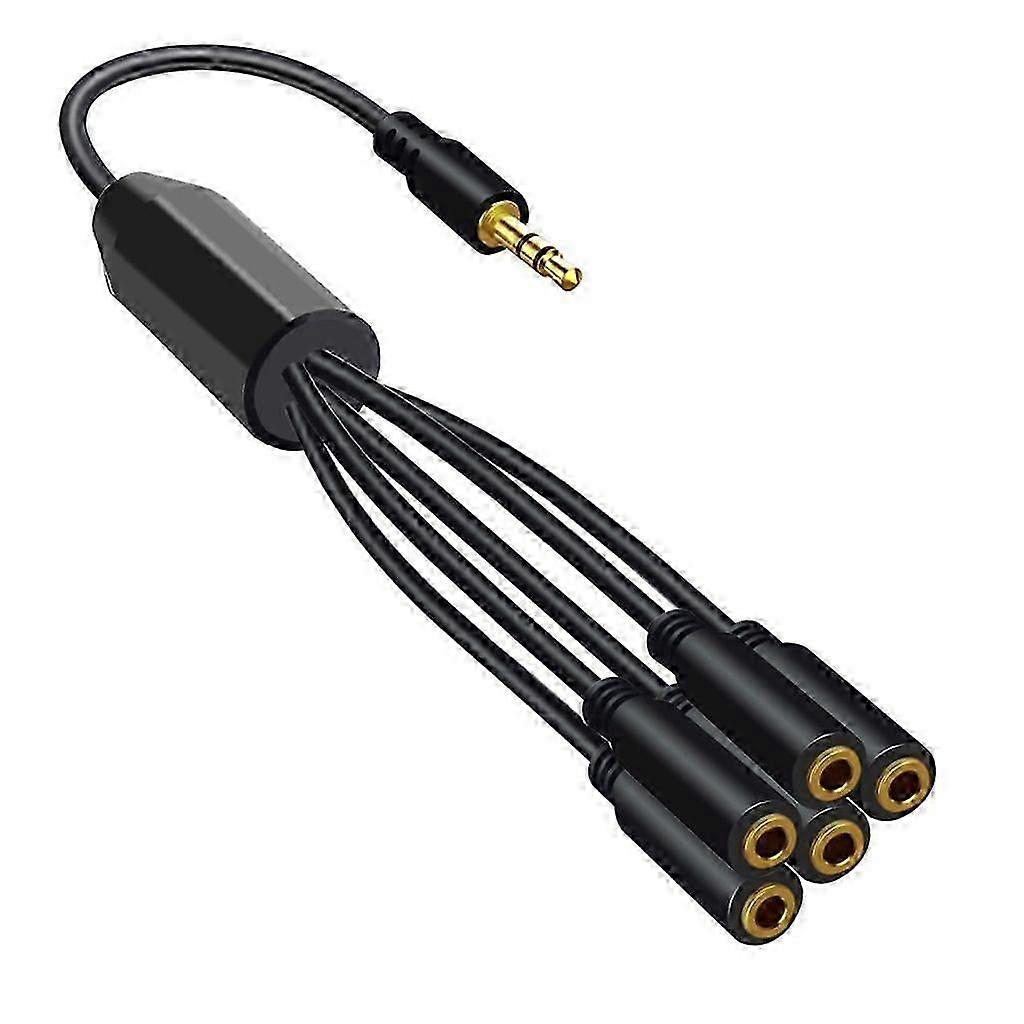 Stereo 3.5mm splitter cable 30cm aux headphones line