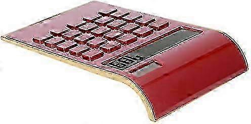 Calculator, 10 Digits Large Buttons Calculator Solar Desktop Calculator with Large LCD Display Sensitive Button for Home Office Business (black)