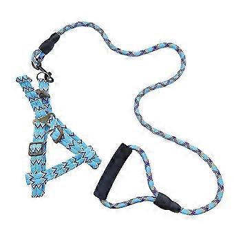 Blaue Hundehalsbänder, Geschirre & Leinen - Langlebiges Zubehör für kleine und große Hunde (0,6 x 120 cm) - Premium Haustierzubehör