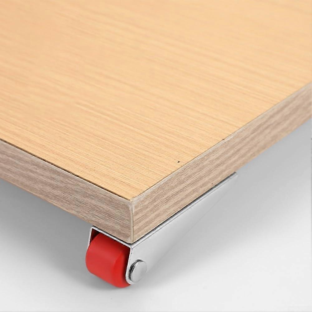 Sliding Door Swivel Casters with Enhanced Stability for Vertical Track Pulleys, 4pcs Black