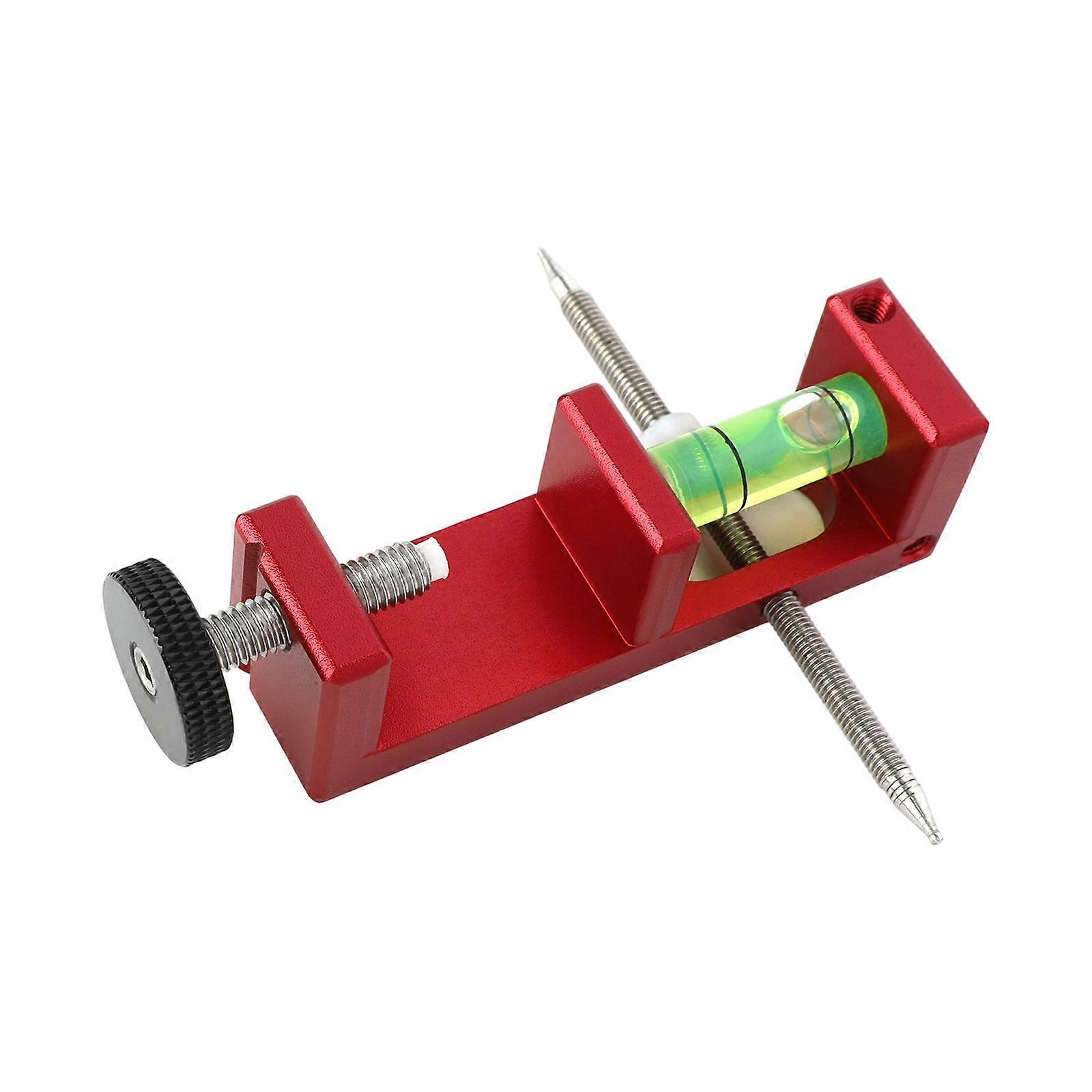Portable Bows String Leveler Adjustment Bubble Level Protractors Portable Small Leveling Shelf Positioner Tool Enduring  Red