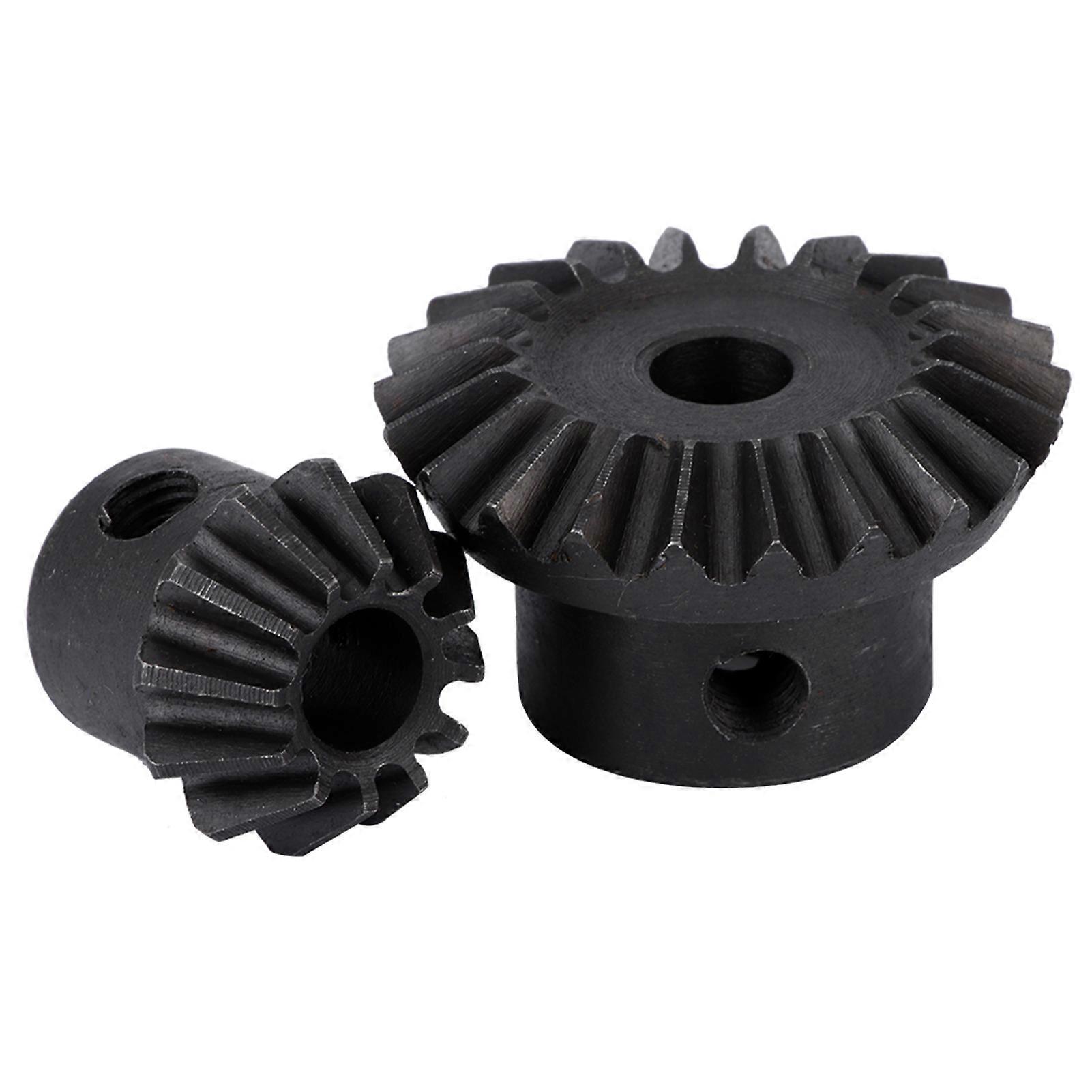 2pcs Black Steel Beekeeping Honey Extractor Gear Accessory Beekeeper Tool