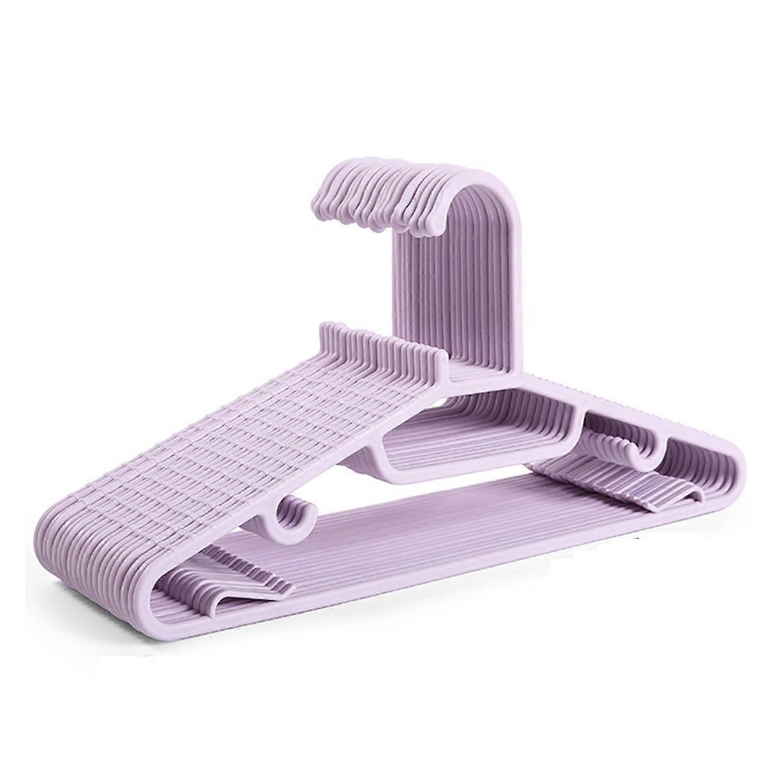 Plastic NonSlip Clothes Hangers with Drying Rack for Wardrobe Storage and Laundry Use (B3)