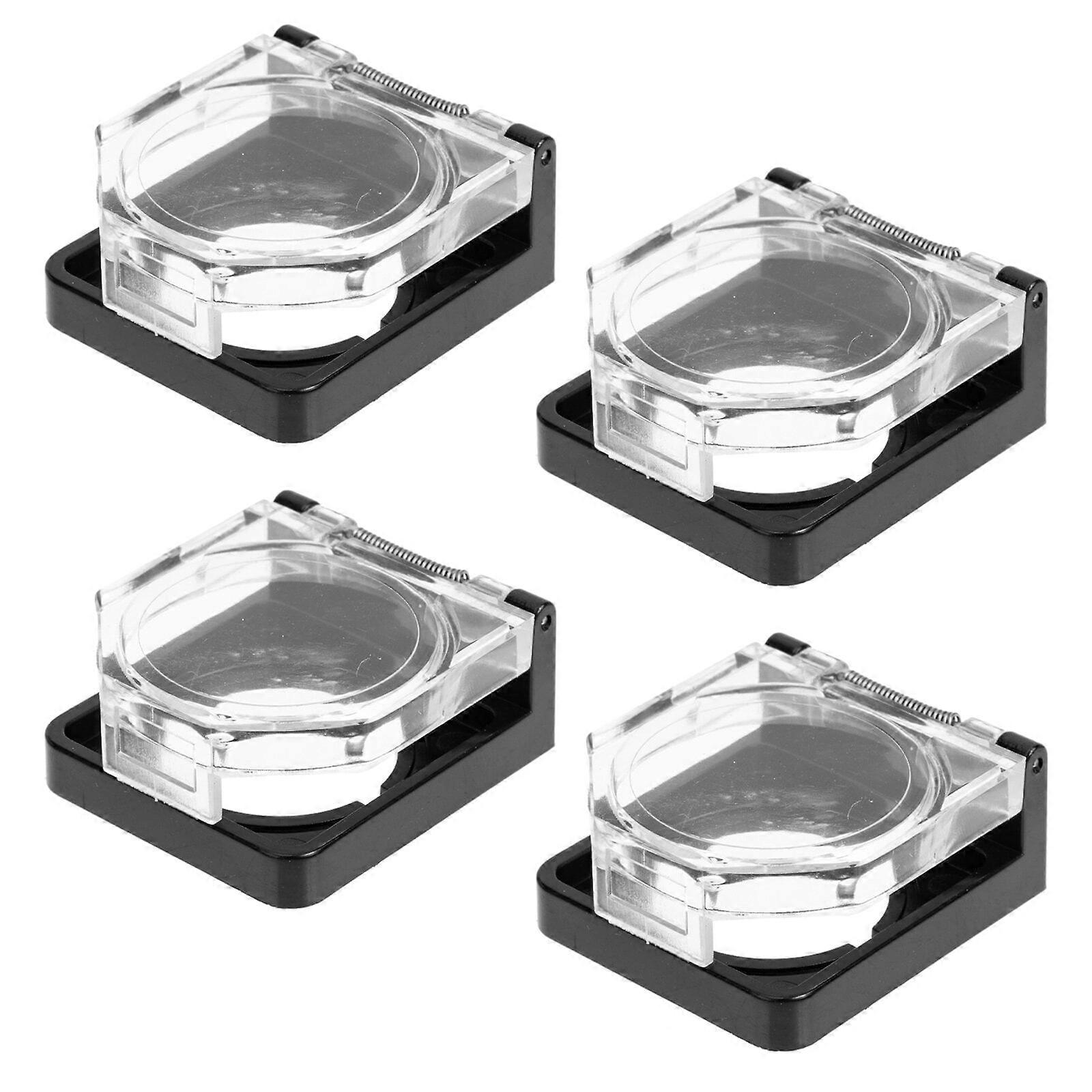4Pcs Scram Button Protective Cover Dust-proof Guard Stop Button Protector