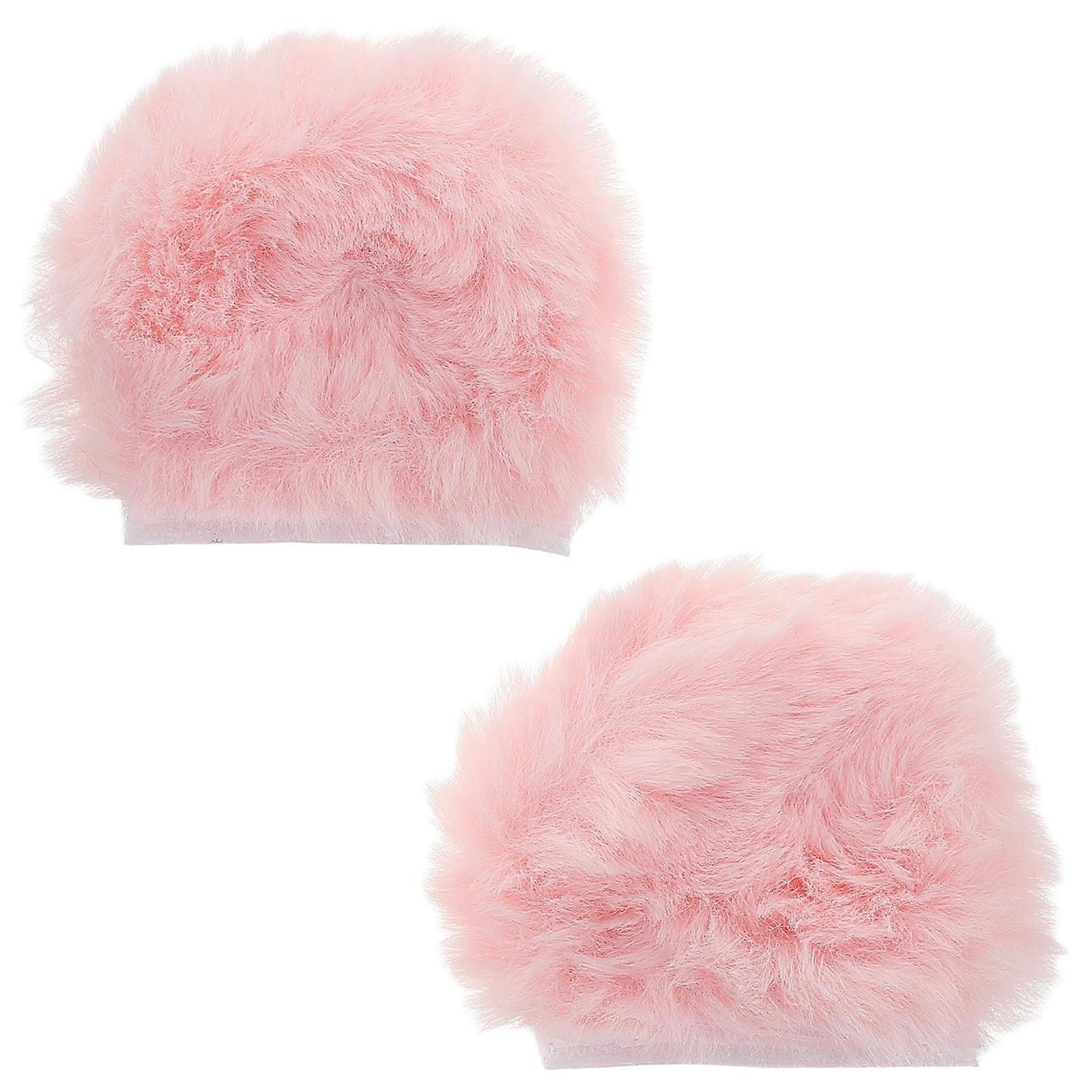 Cute Bear Ears for Decoration with 1Pair Plush Motorcycle Accessory