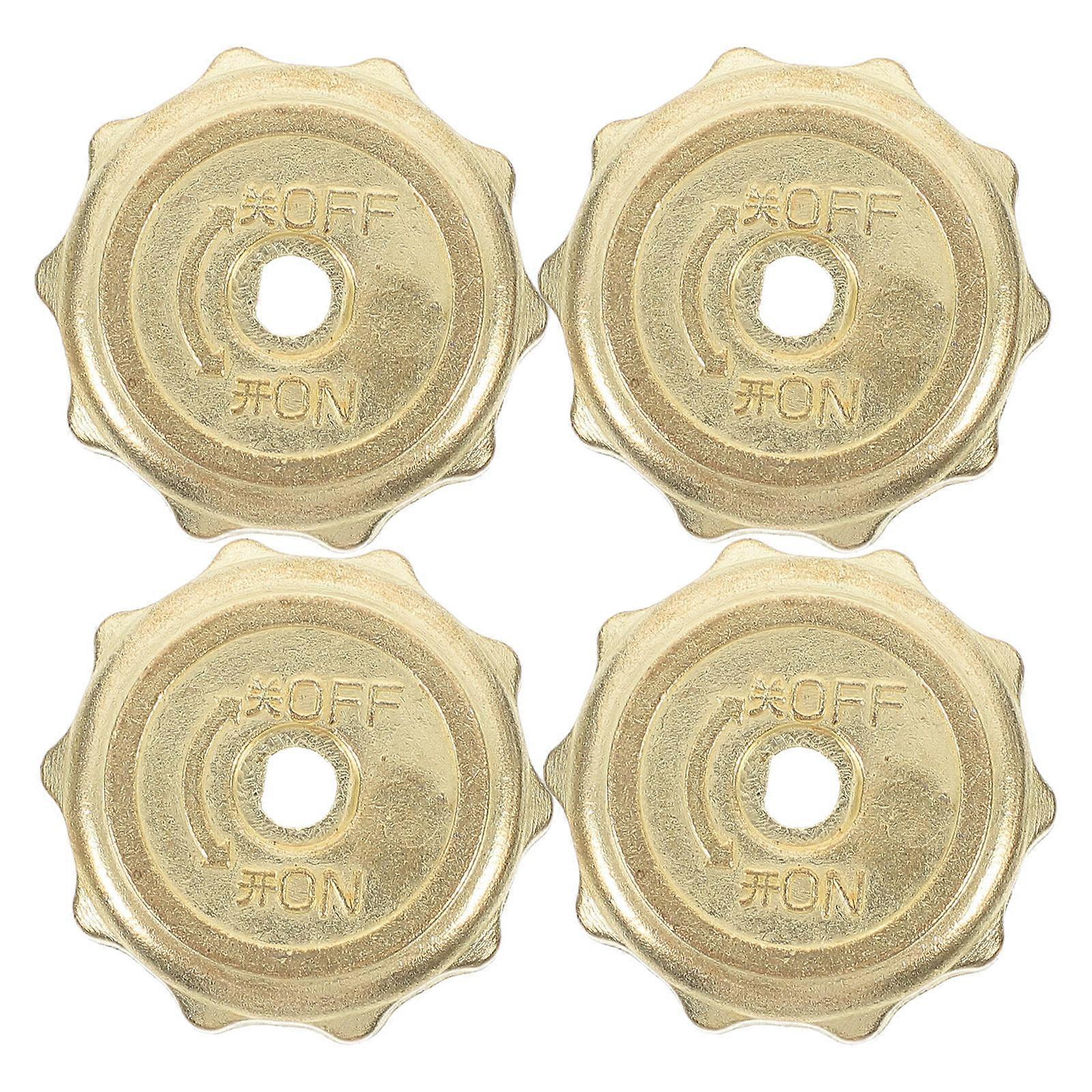 Metal Stove Knobs for Gas Range Control and Replacement 4Pcs Kit