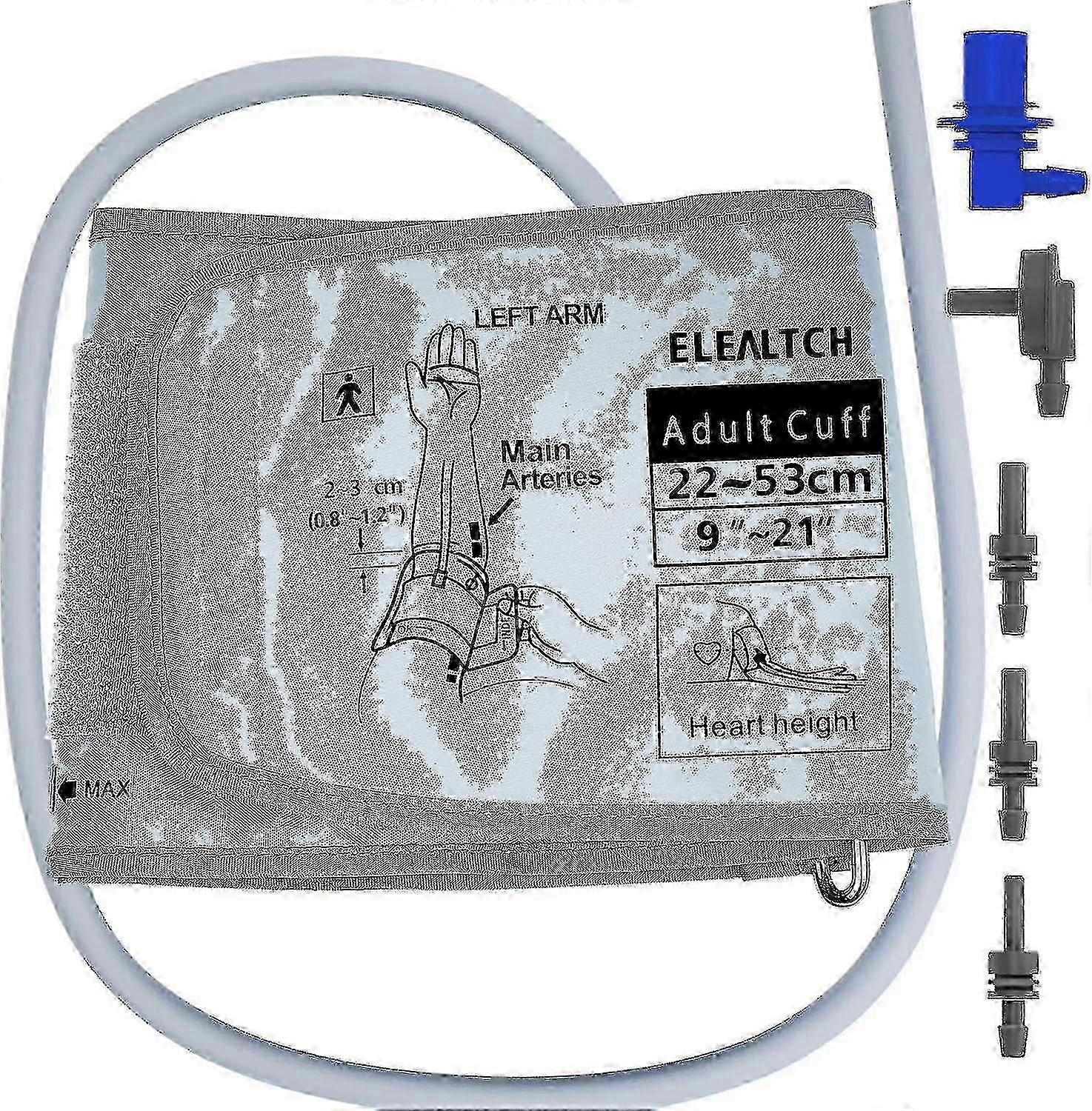 Omron 的 XL 血压袖带 - 9 英寸 - 21 英寸（22-53 厘米）大臂替换臂监测器