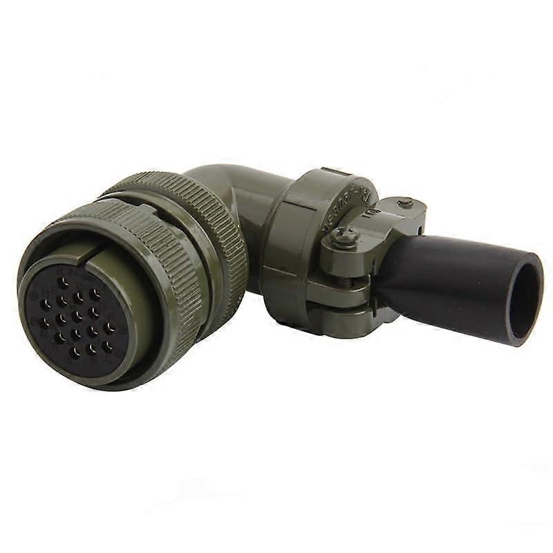 MS5015 16 Pin Military Standard Aviation Connector MS3108A 245S Plug MS3102A 245S Right Angle