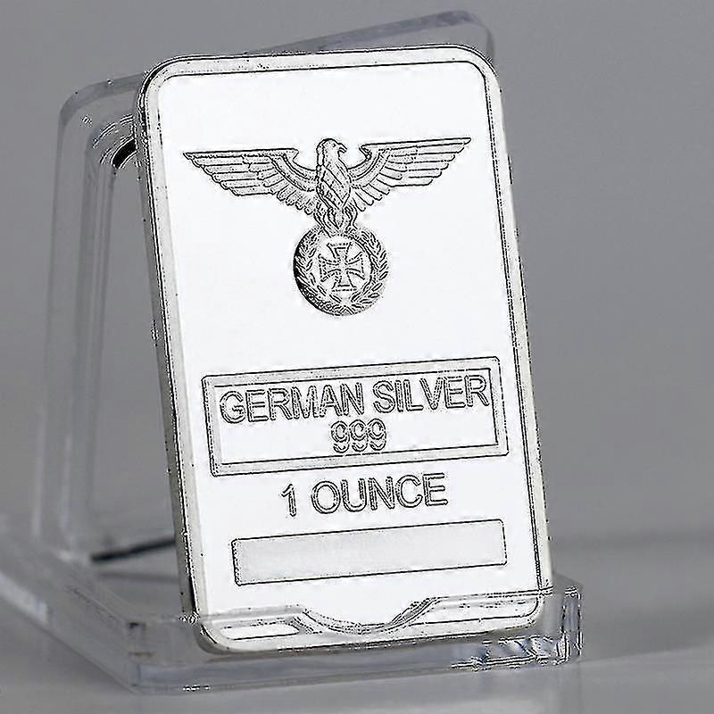 Mor 1 Oz German Silver Liberty Eagle Totem, Silver Plated