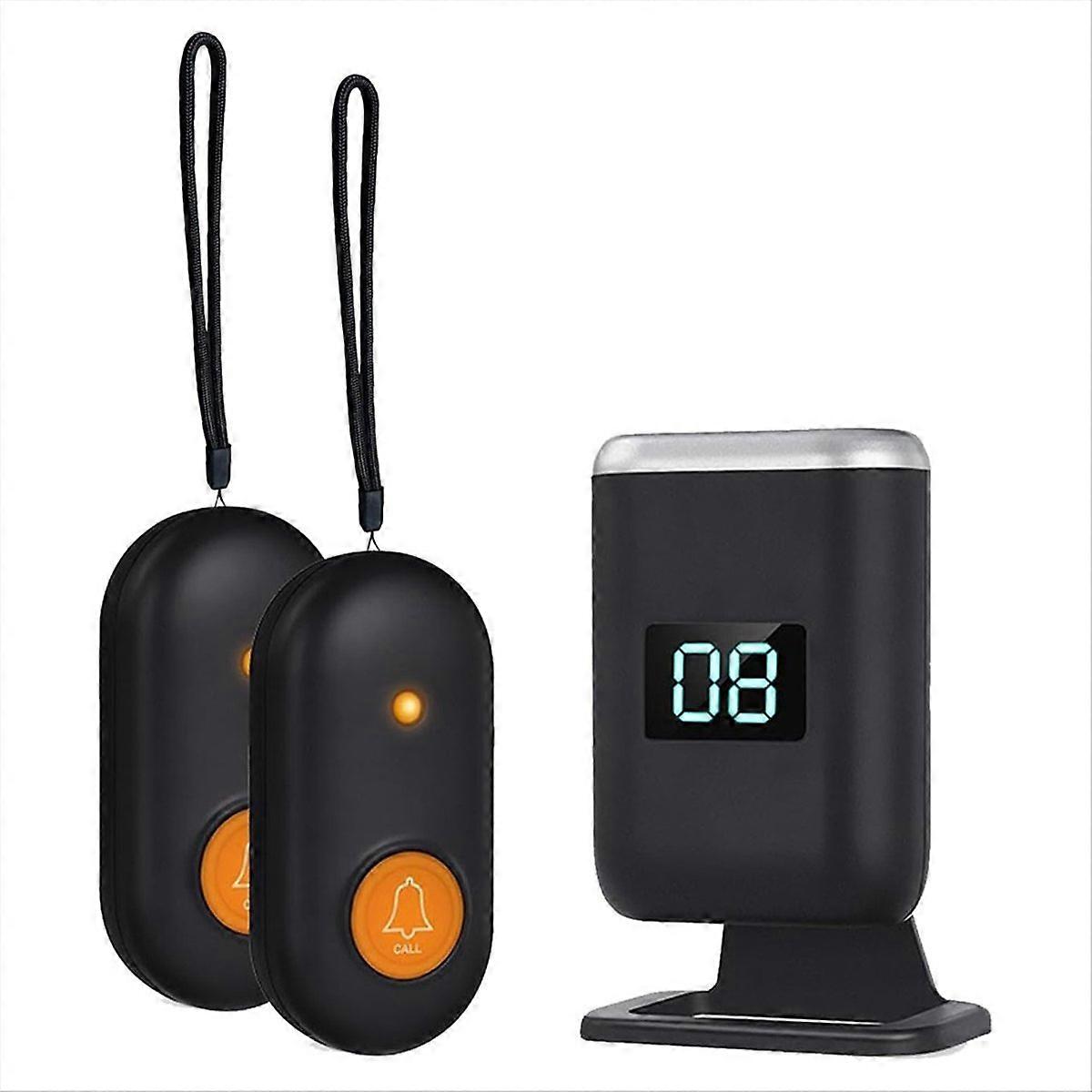 Caregiver Pager Wireless Call Button for Elderly, Alert Button
