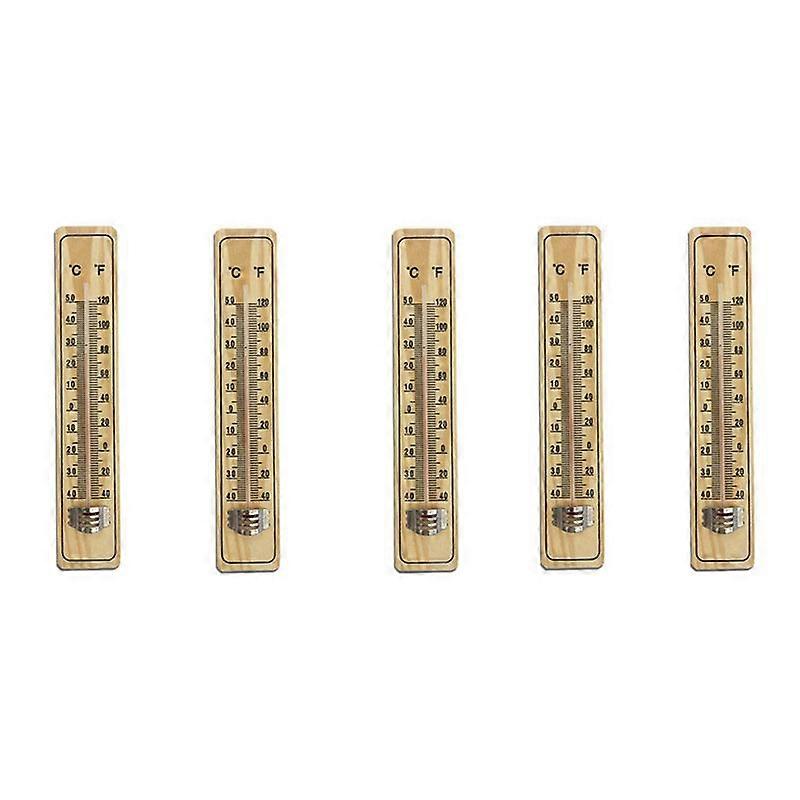 Holzthermometer, Glasthermometer und Haushaltsthermometer