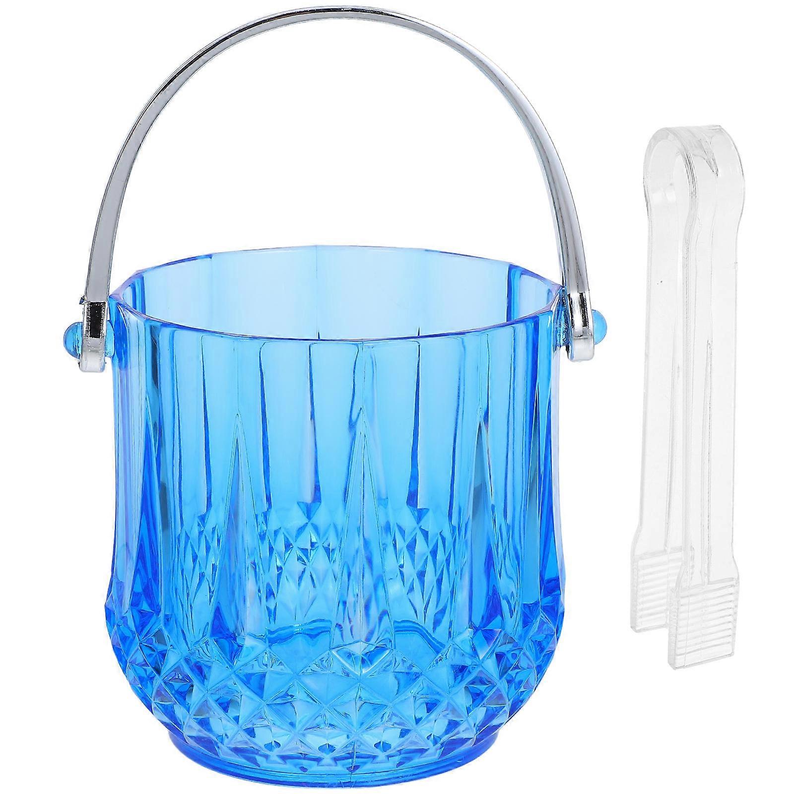 Plastic Ice Cube Bucket Small for Storage Use 1Set Assorted Bucket