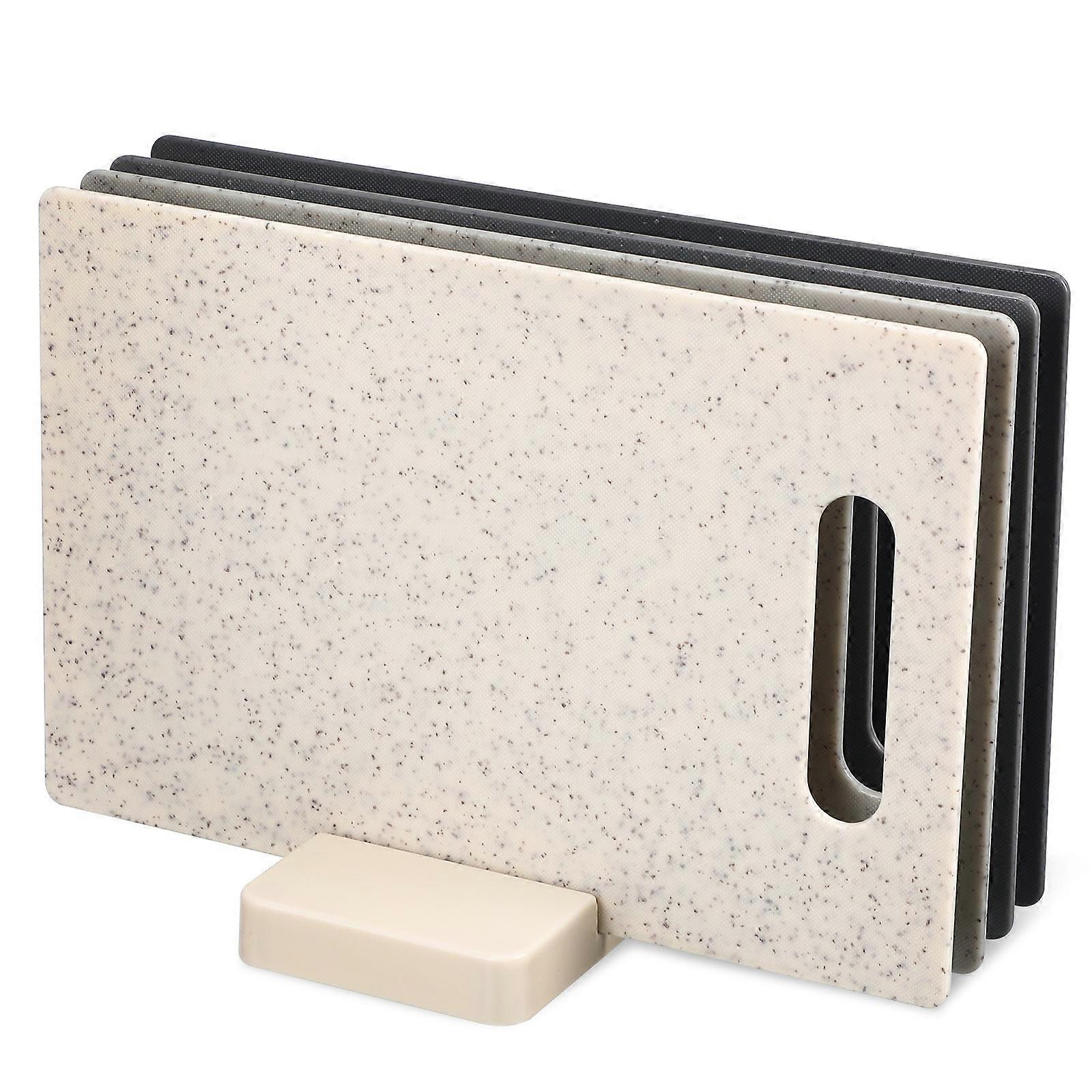 Plastic Cutting Board Set Cutting Board for Kitchen 1Set Multi Color