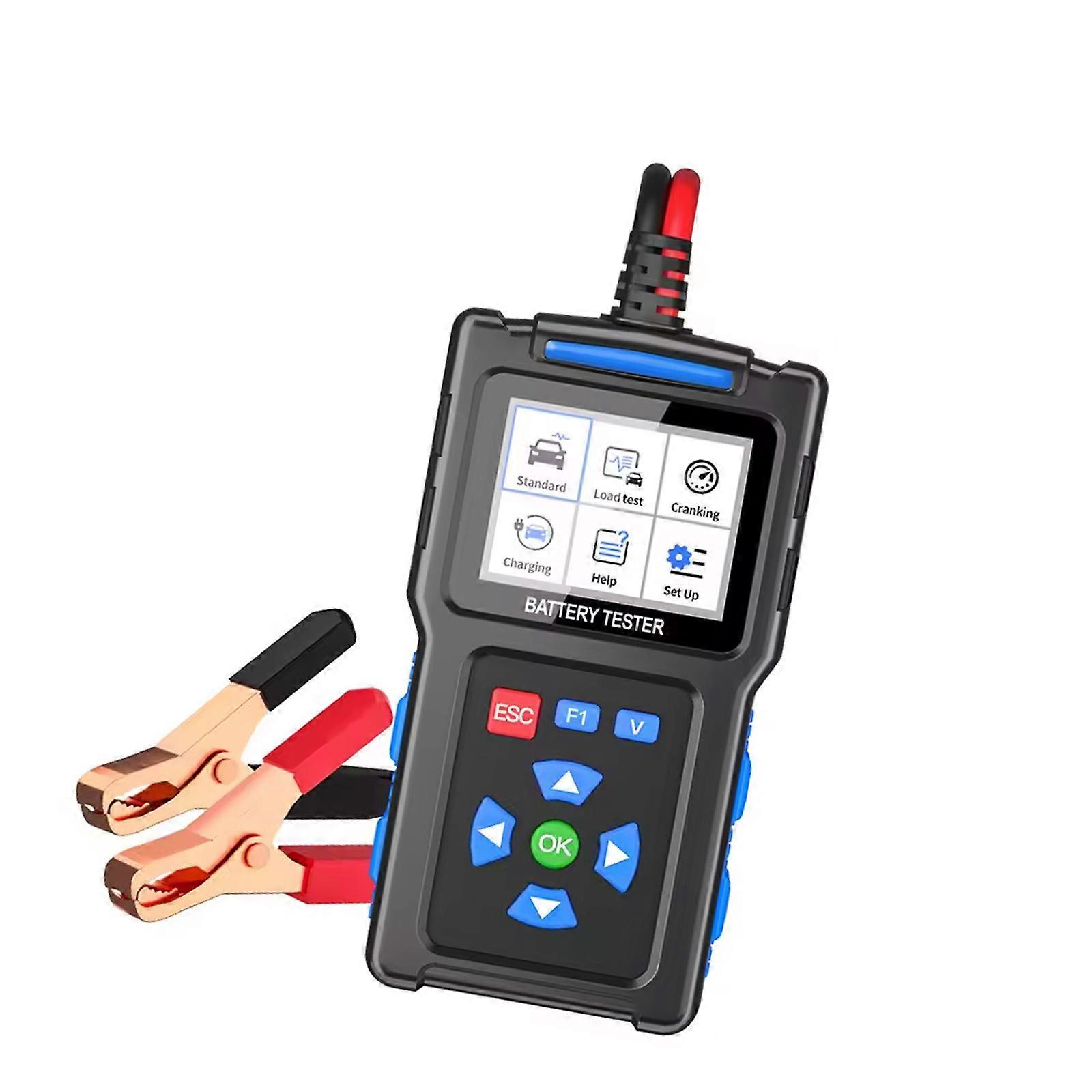 Small & Strong Battery Analyzers for Car & Motorcycles with Multiple Testing Modes for Efficient Fault Detection Multicolor