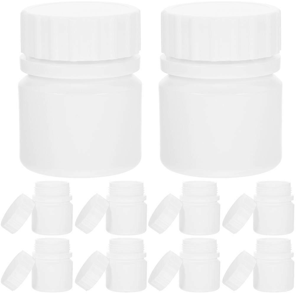 Solid Bottles Hdpe Sample Container for Storage Use 24Pcs Small Medicine Bottles