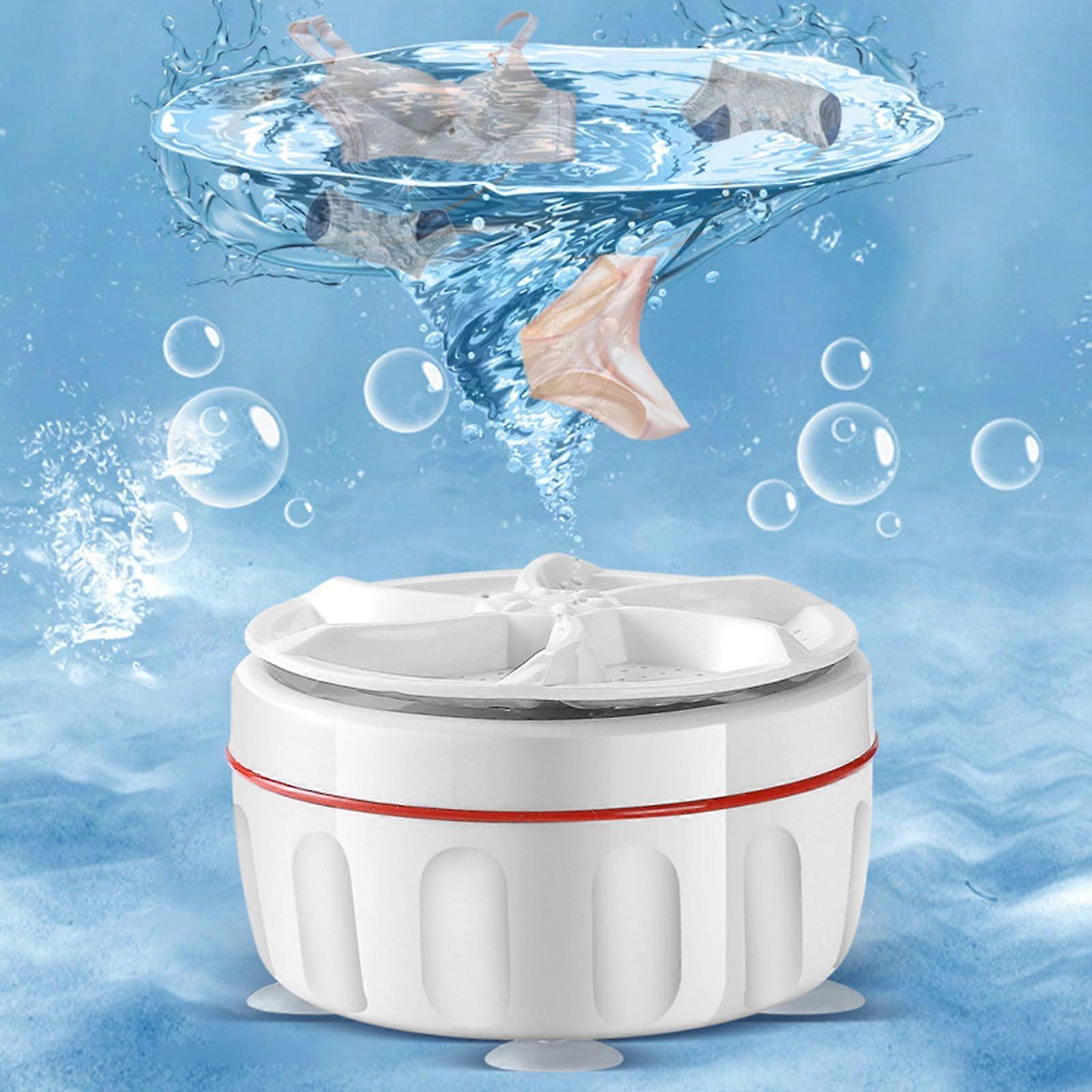 Cevemin Portable Washing Machine, Mini Turbo with USB, Compatible with Home, Travel, College, RV, Apartment