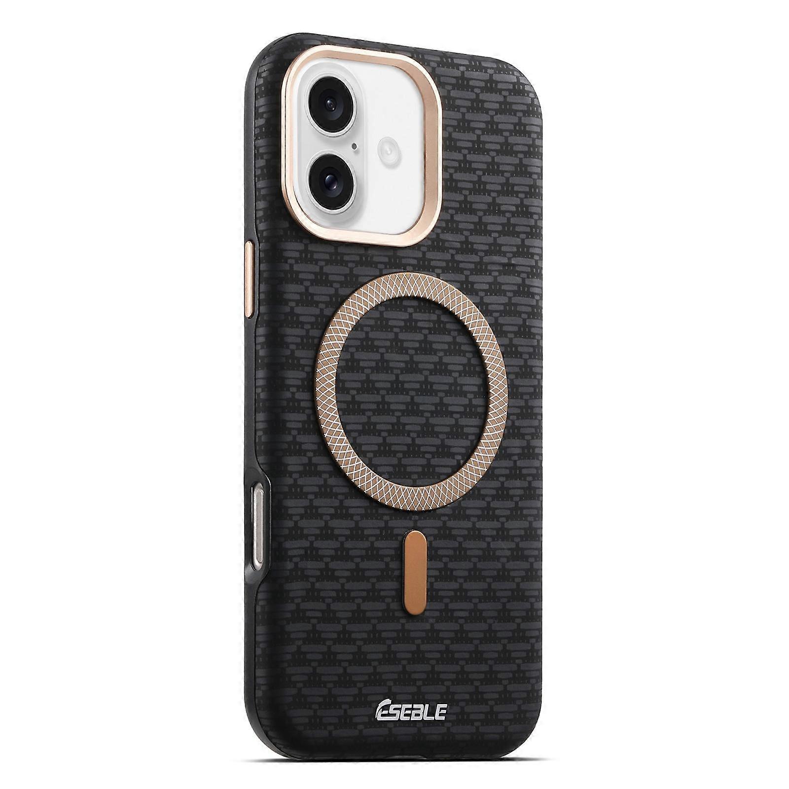 ESEBLE L3 Triangular Shield Metal Lens Magnetic Phone Case