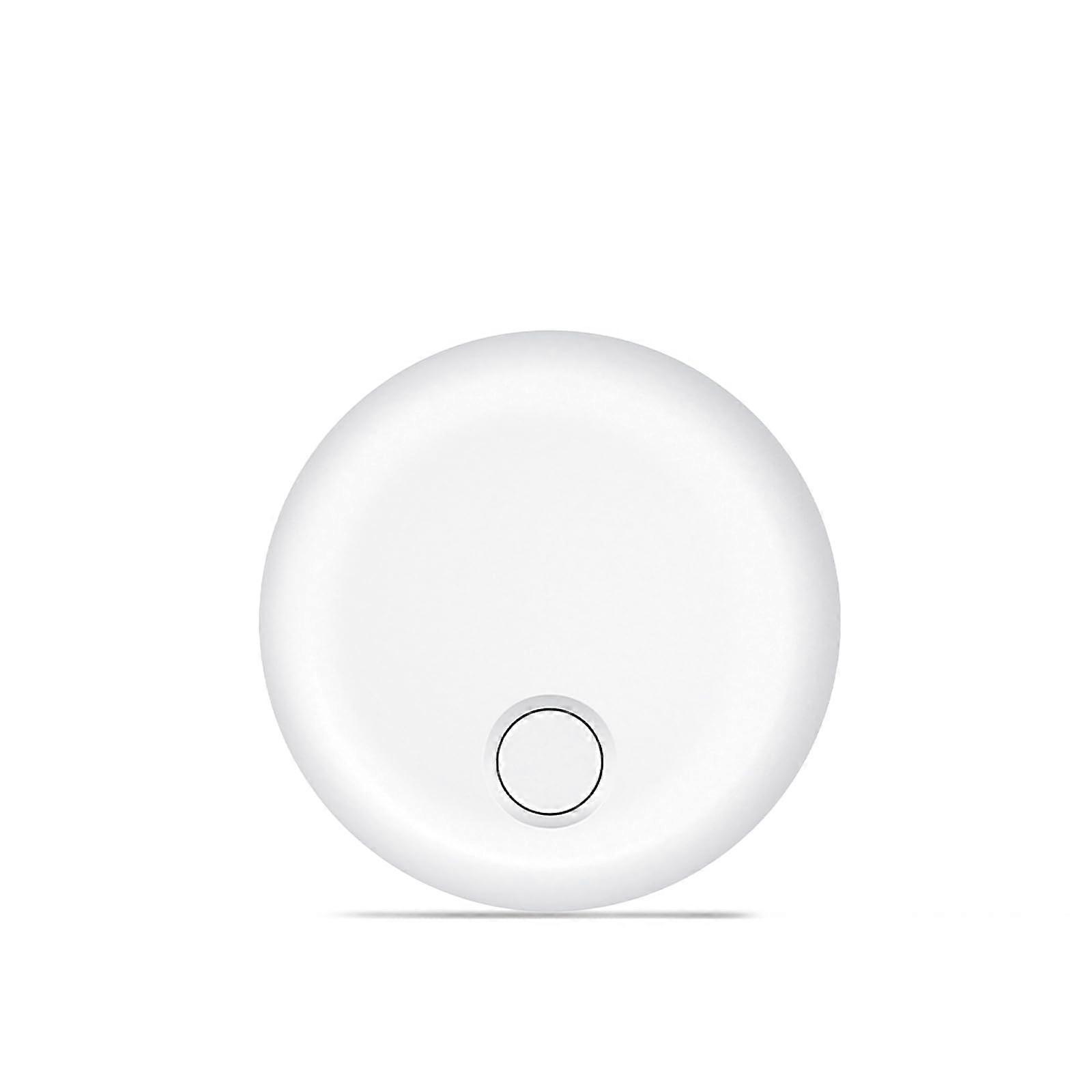 Bluetooth Item Tracker Works with Apple Find My, Compact Locator for Keys, Bags, White